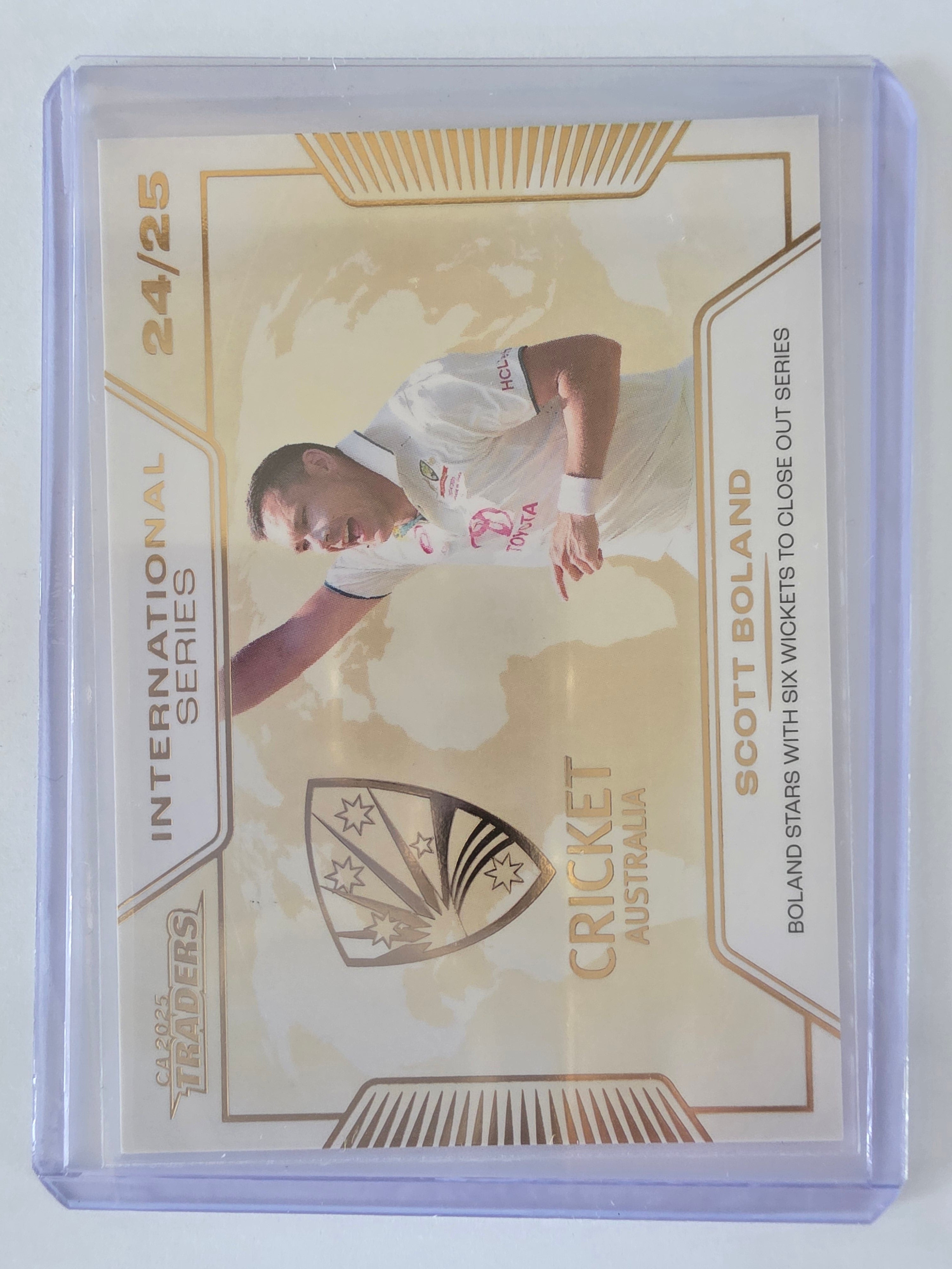 2025/26 Cricket Traders |International Series GOLD | #ISG16 | #074/139 | Scott Boland