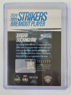 25/26 Cricket | Breakouts Black Signature | #BOS03 | #092/177 | Jordan Buckingham | Strikers
