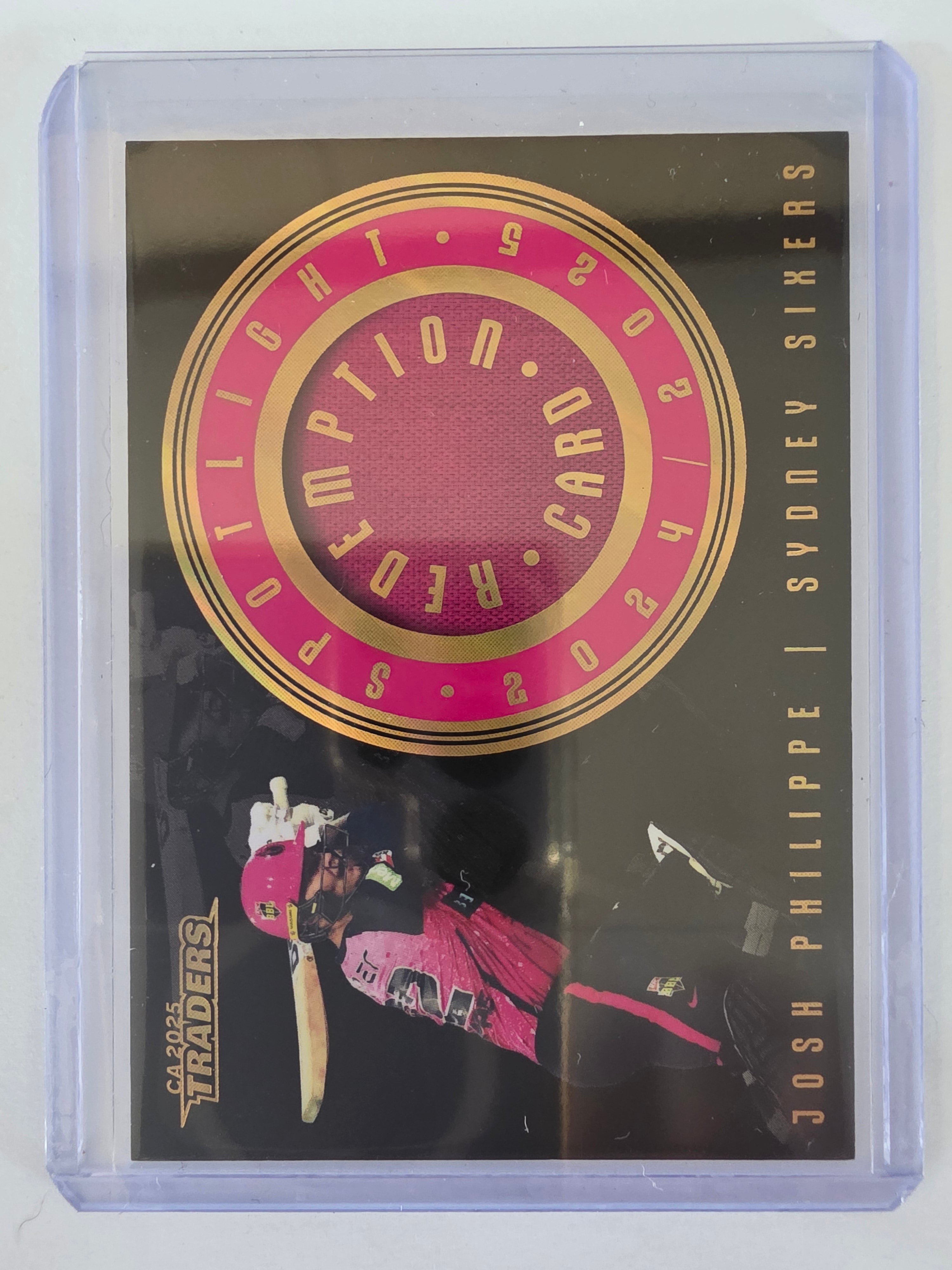 25/26 Cricket | Spotlight Jersey Patch Gold | #SG07 | #53/70 | Josh Philippe | Sixers