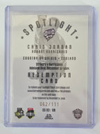 25/26 Cricket | Spotlight Jersey Patch Silver | #SS03 | #062/111 | Chris Jordan | Hurricanes