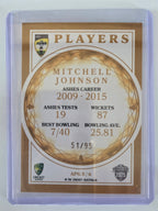 25/26 Cricket Traders | Case Card Ashes Players | #APG05 | #51/95 | Mitchell Johnson