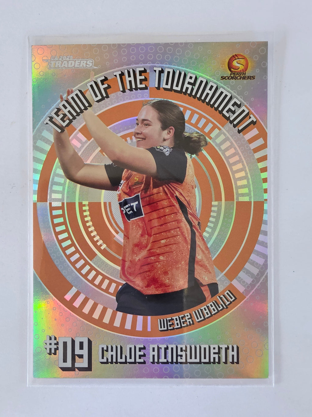 25/26 Cricket Traders |Team of the Tournament SILVER | #TTS09 | #183/200 | Chloe Ainsworth