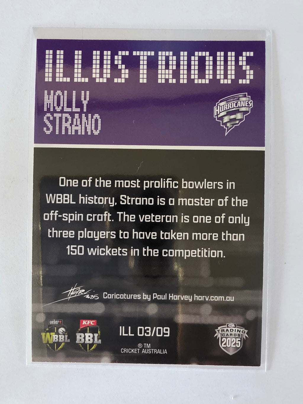 2025/26 Cricket Traders | Illustrious Special | #ILL03 | Molly Strano