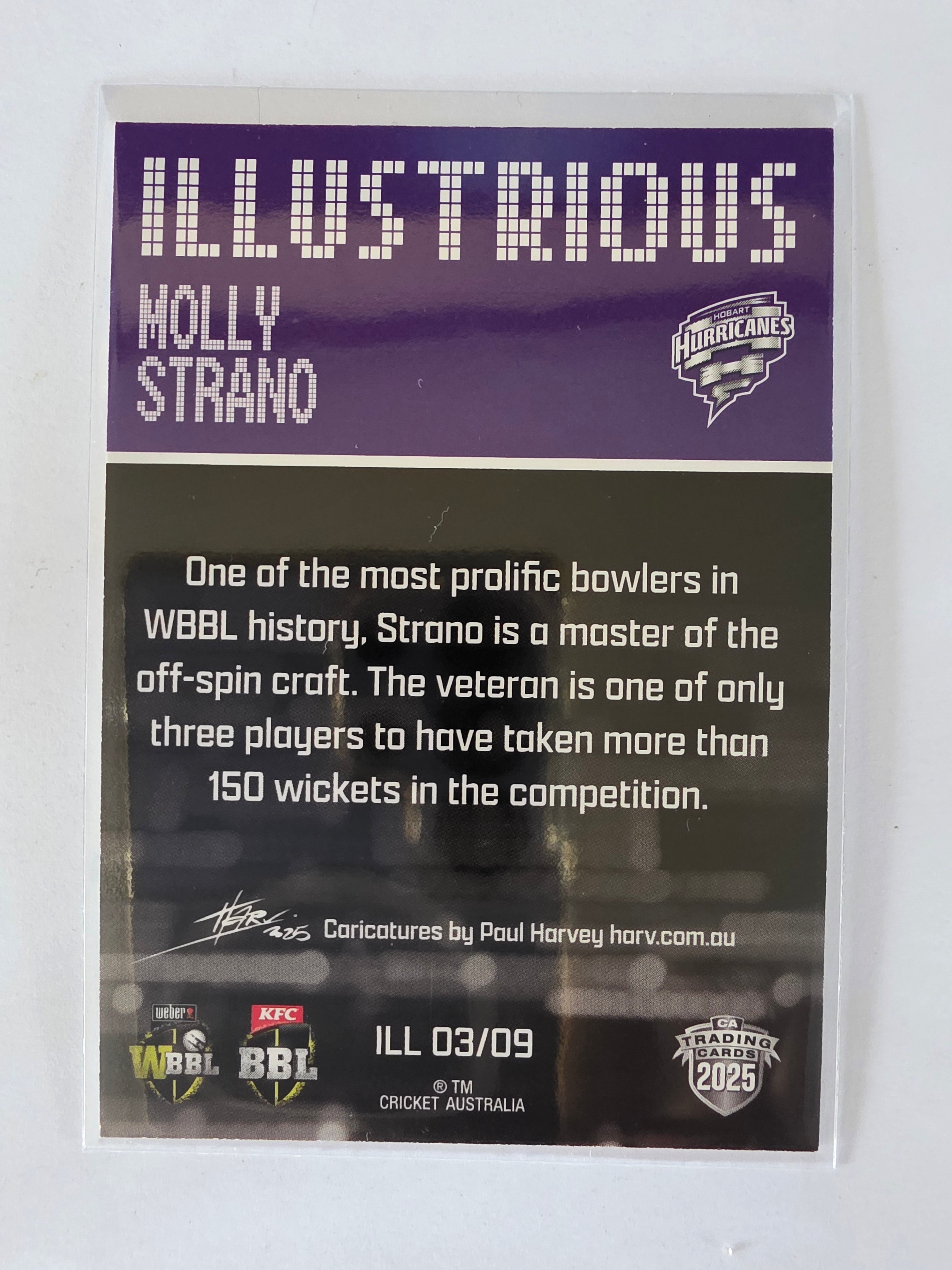 2025/26 Cricket Traders | Illustrious Special | #ILL03 | Molly Strano