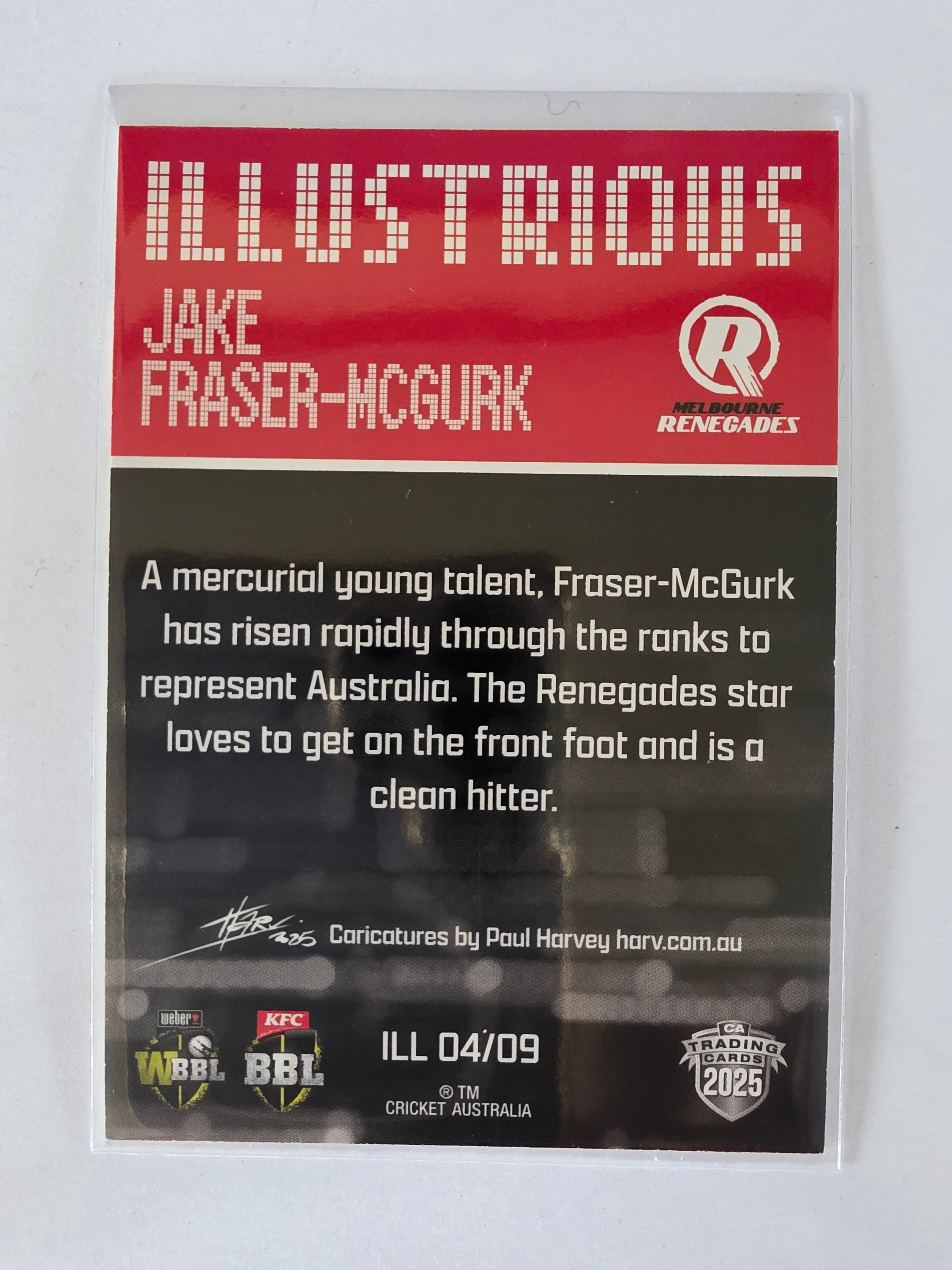 2025/26 Cricket Traders | Illustrious Special | #ILL04 | Jake Fraser-McGurk