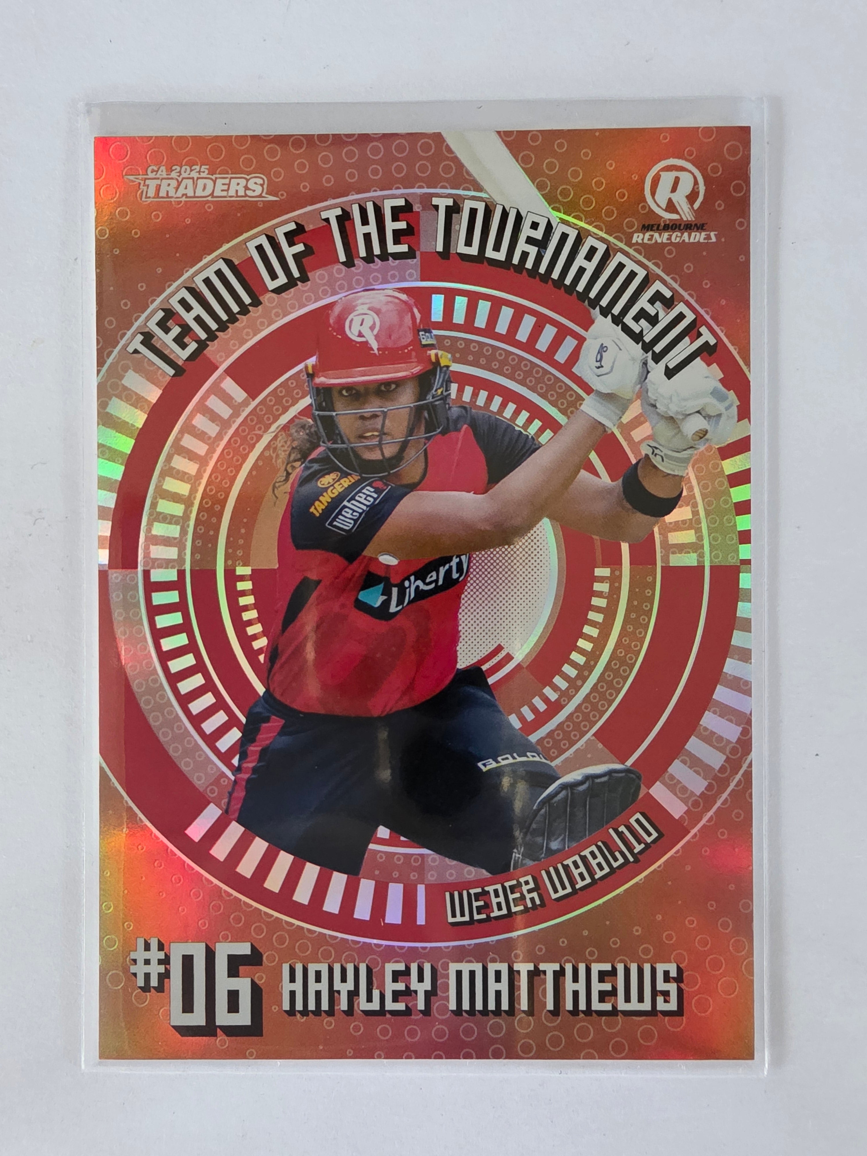 2025/26 Cricket Traders |Team of the Tournament BRONZE | #TTB06 | Hayley Matthews