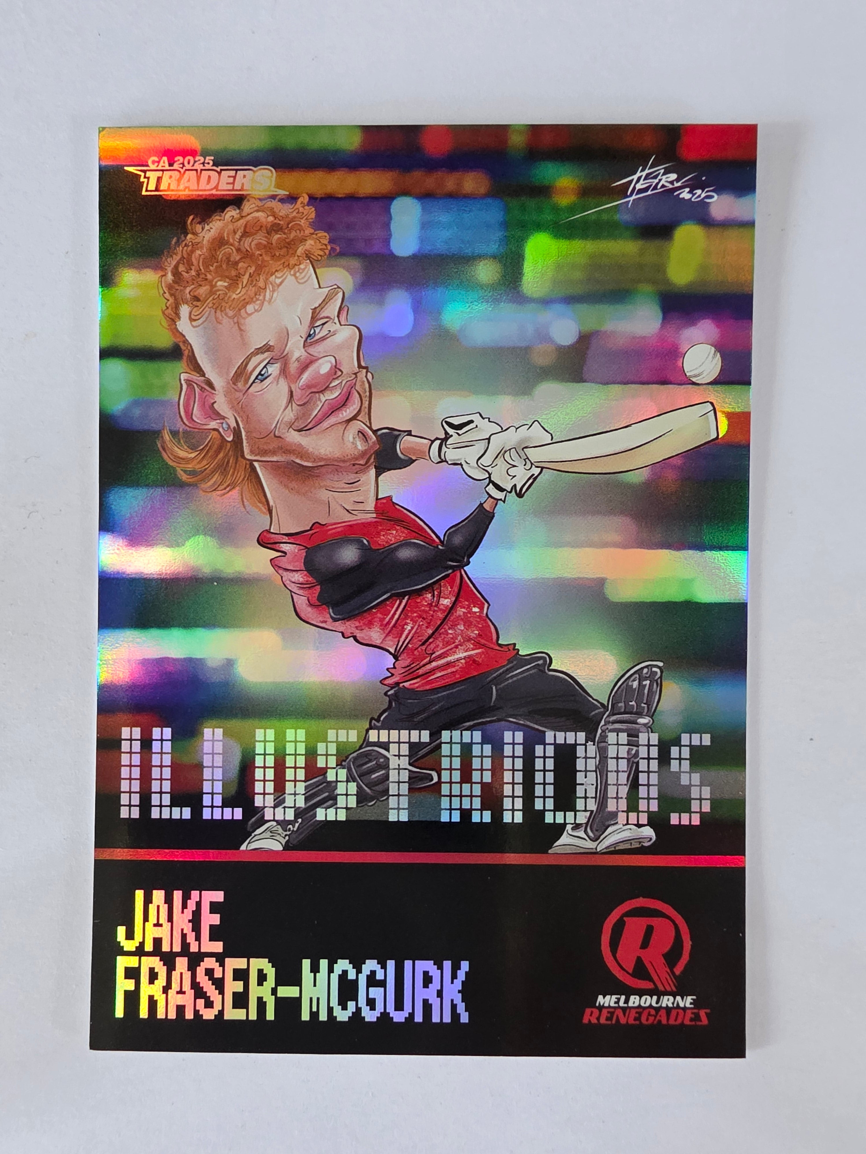 2025/26 Cricket Traders | Illustrious | #IL04 | Jake Fraser-McGurk | Renegades