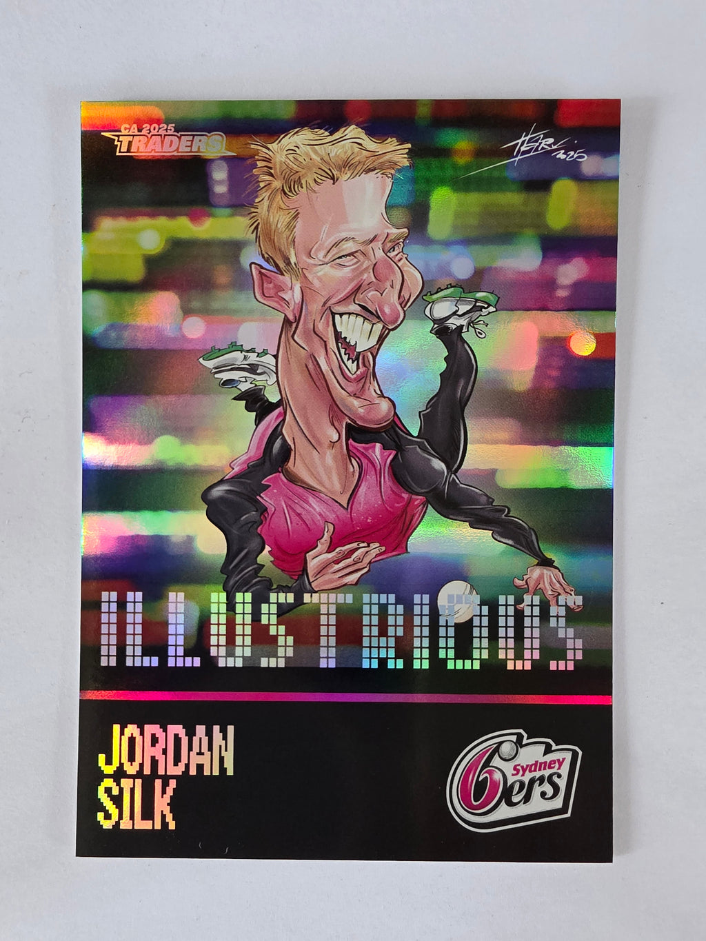 2025/26 Cricket Traders | Illustrious | #IL07 | Jordan Silk | Sixers