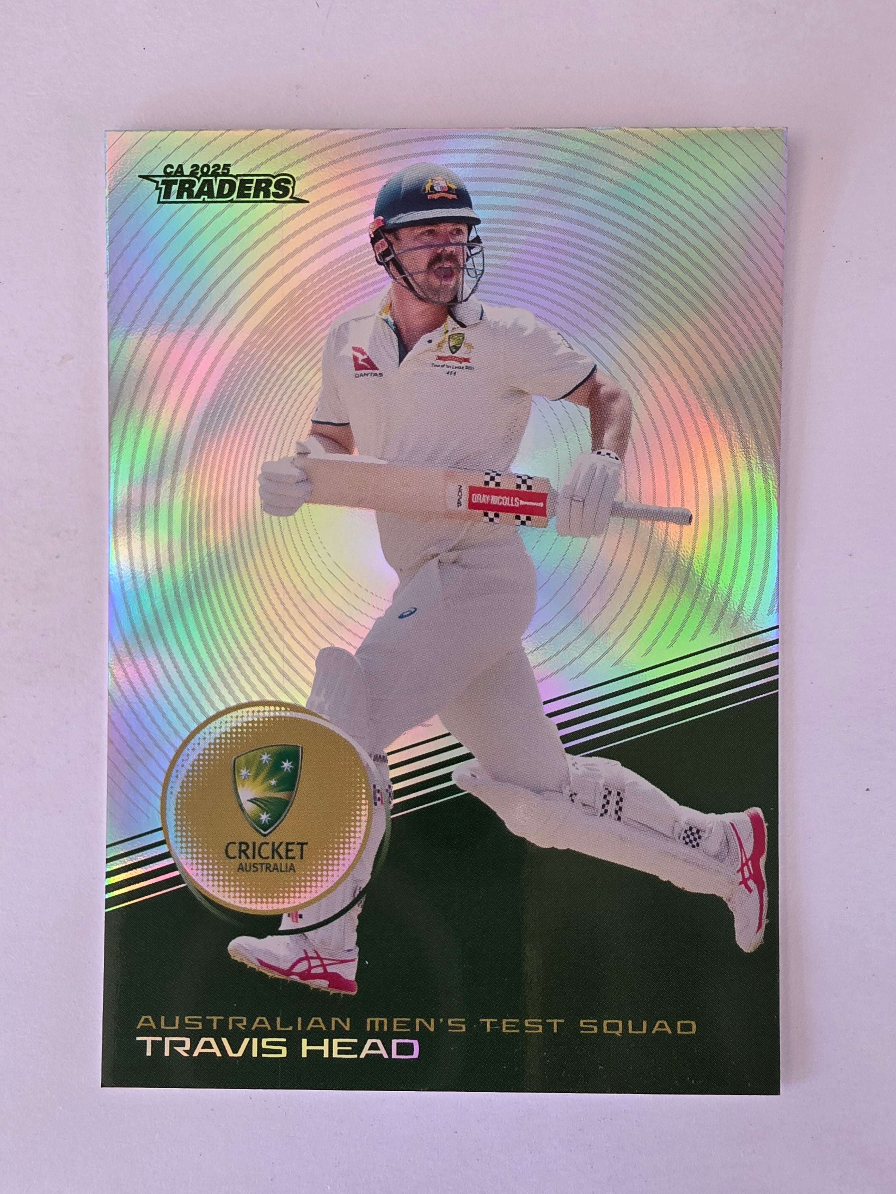 2025/26 Cricket Traders | Silver Parallel | #S004 | Travis Head | Aust Test