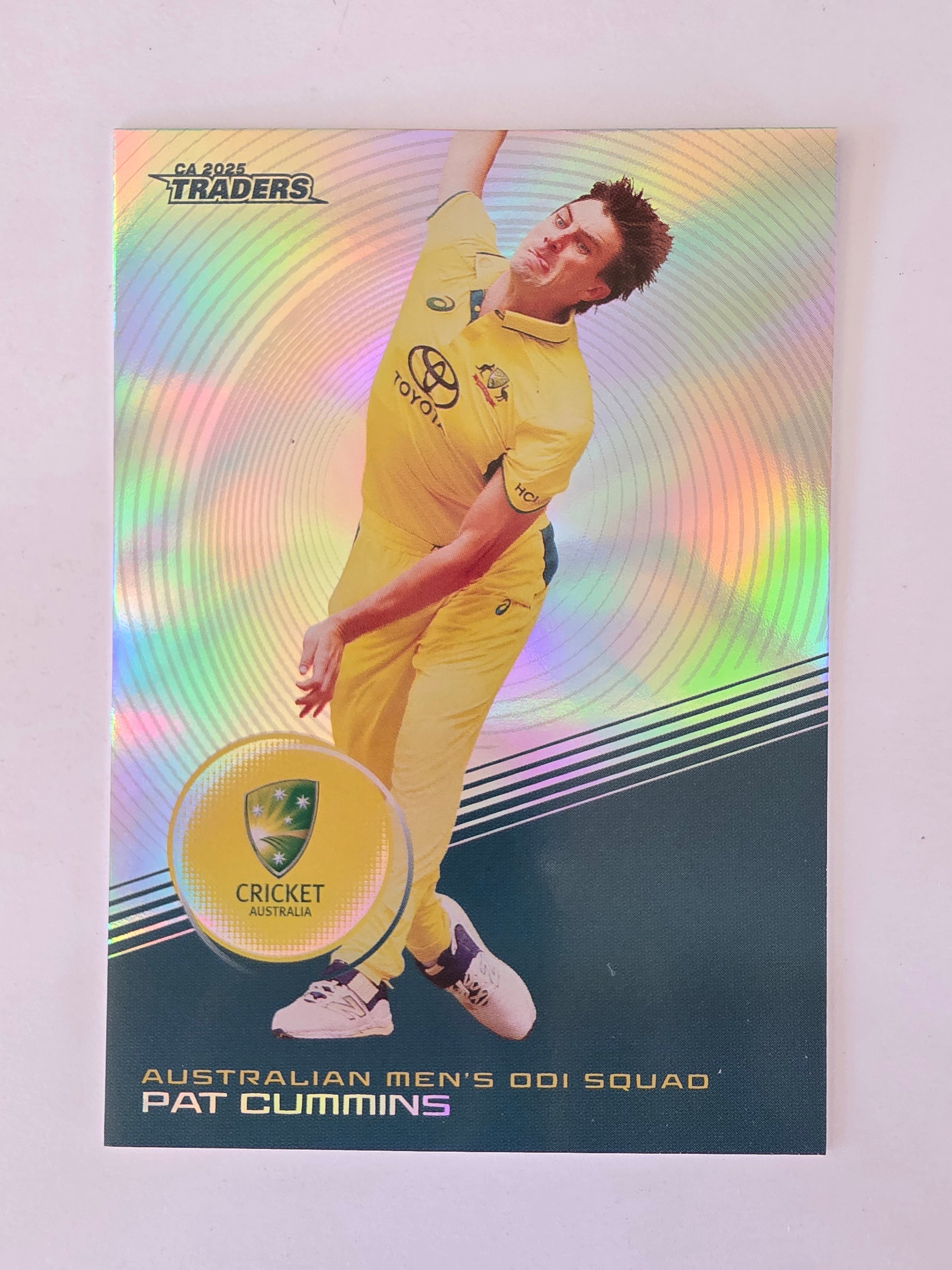 2025/26 Cricket Traders | Silver Parallel | #S012 | Pat Cummins | Aust ODI