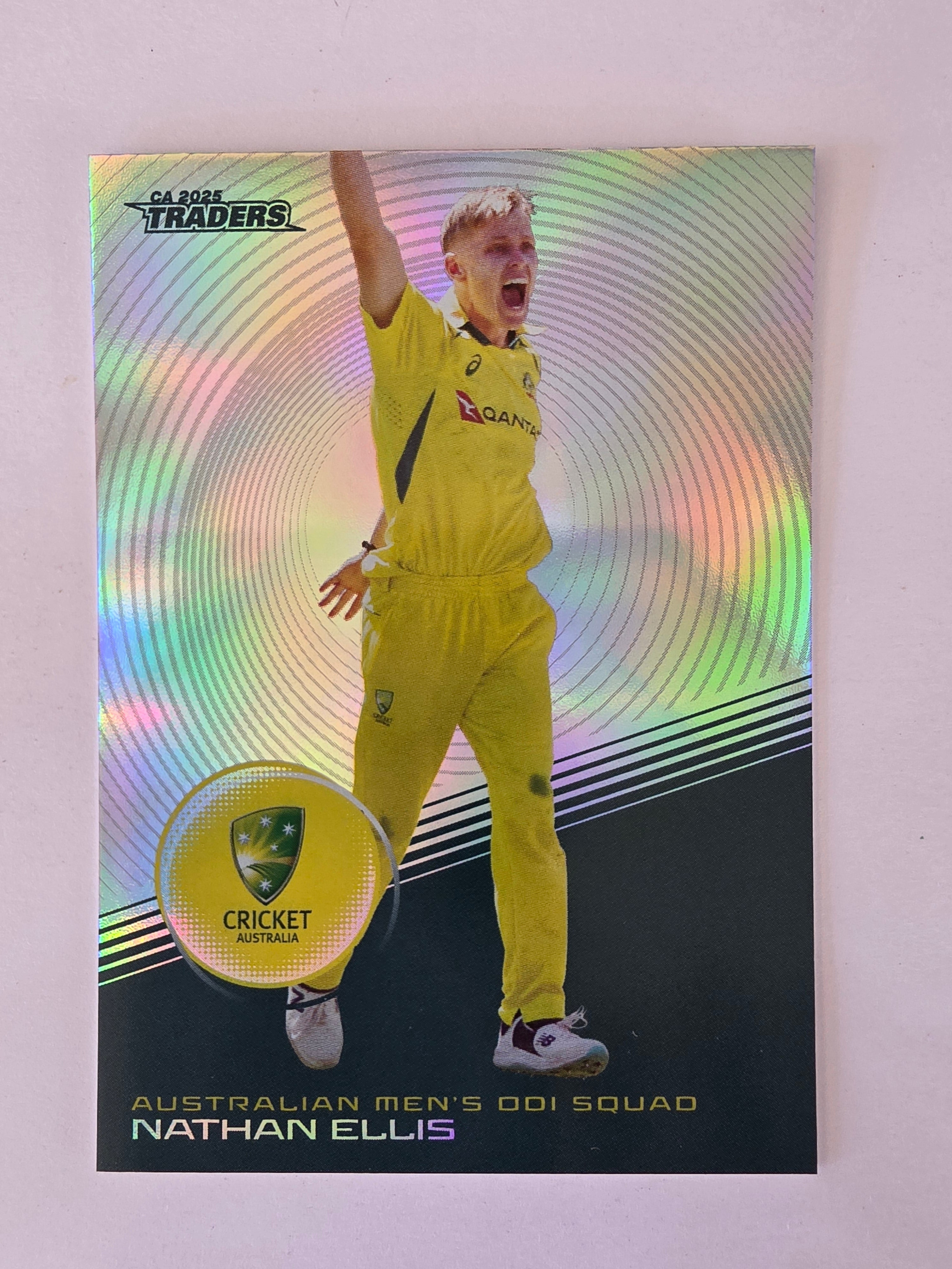 2025/26 Cricket Traders | Silver Parallel | #S013 | Nathan Ellis | Aust ODI