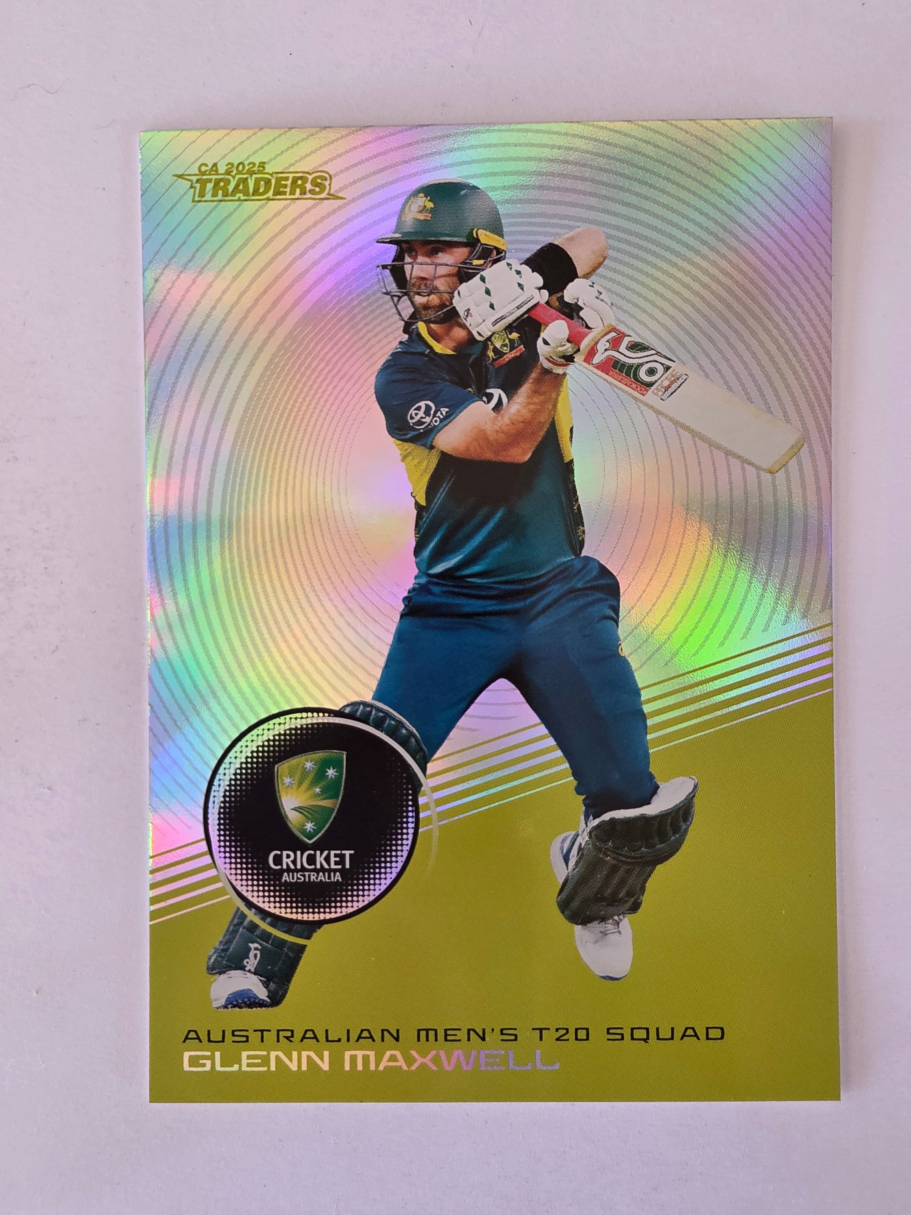 2025/26 Cricket Traders | Silver Parallel | #S024 | Glenn Maxwell | Aust T20