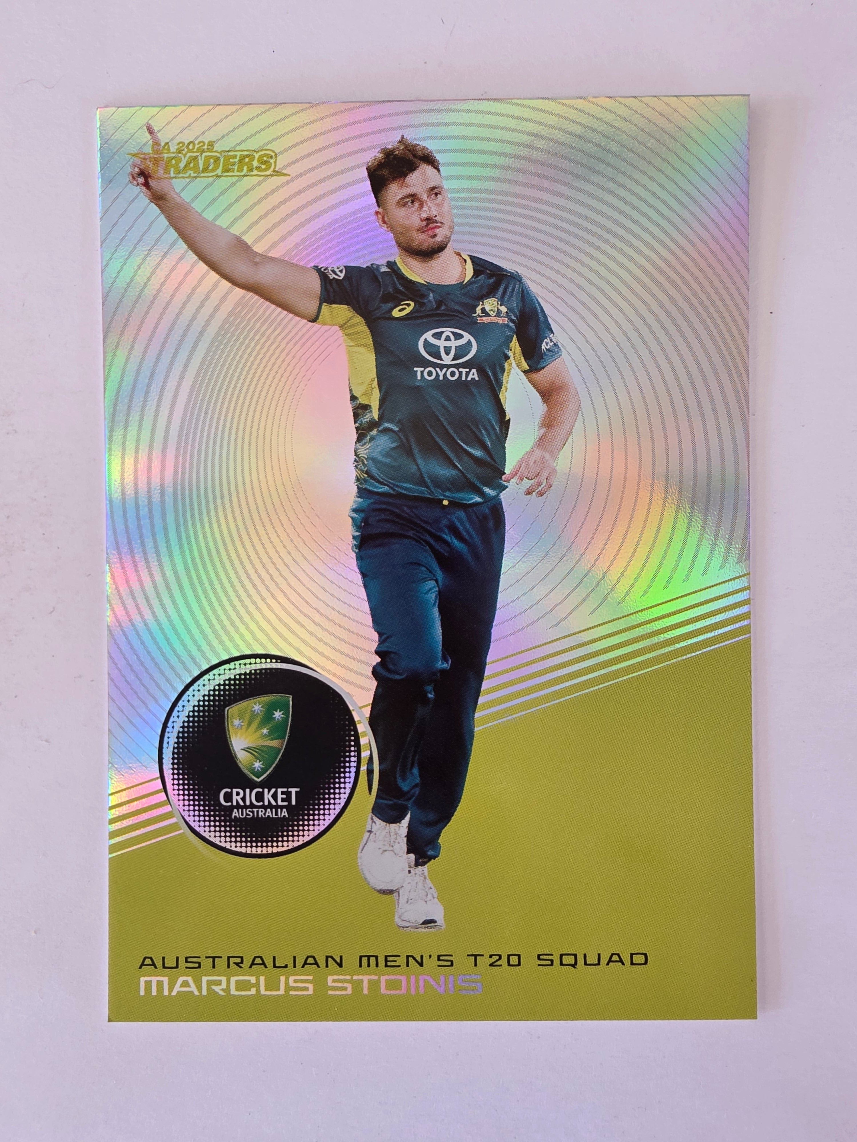 2025/26 Cricket Traders | Silver Parallel | #S026 | Marcus Stoinis | Aust T20