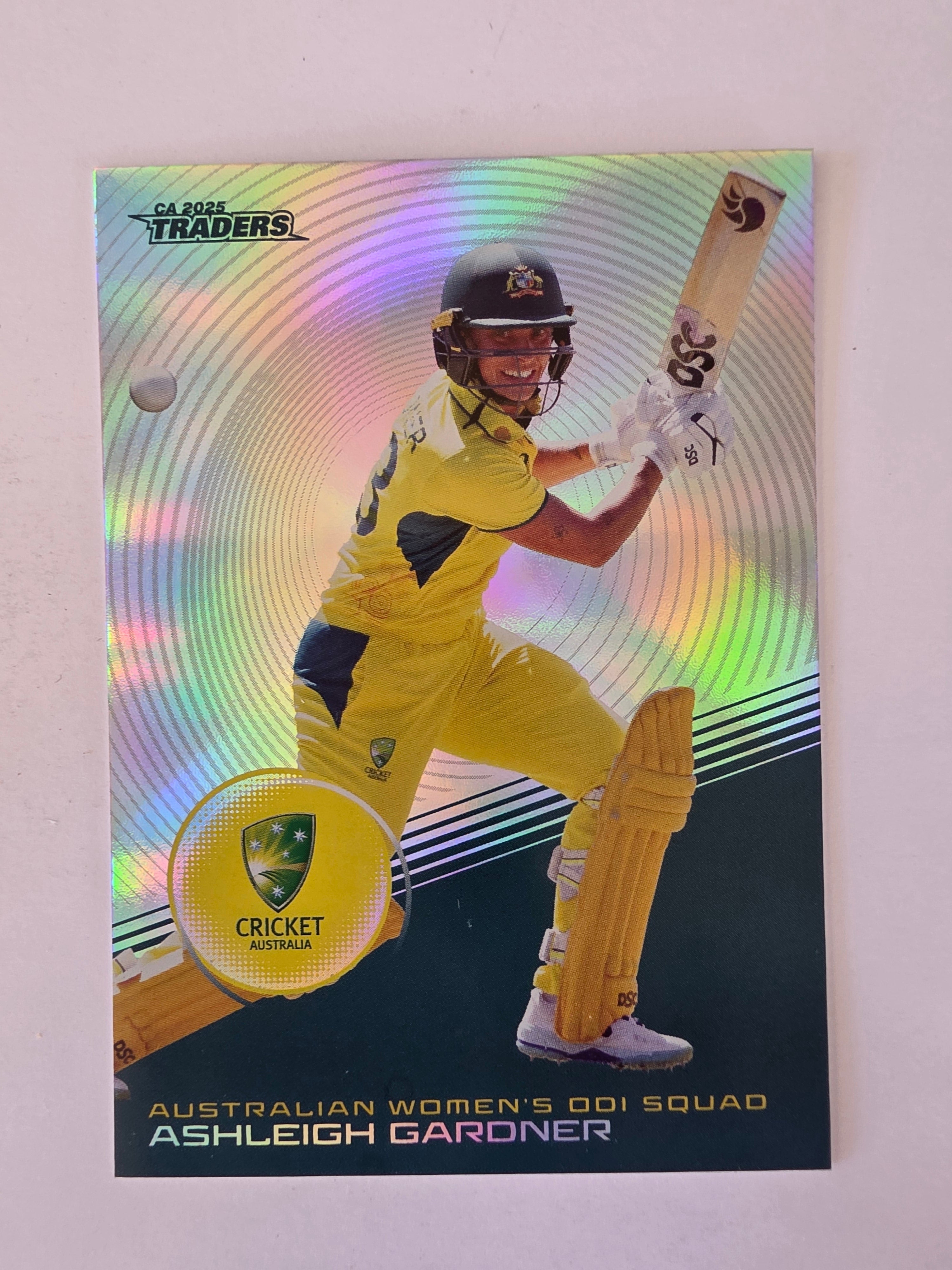 2025/26 Cricket Traders | Silver Parallel | #S038 | Ashleigh Gardner | Aust W ODI