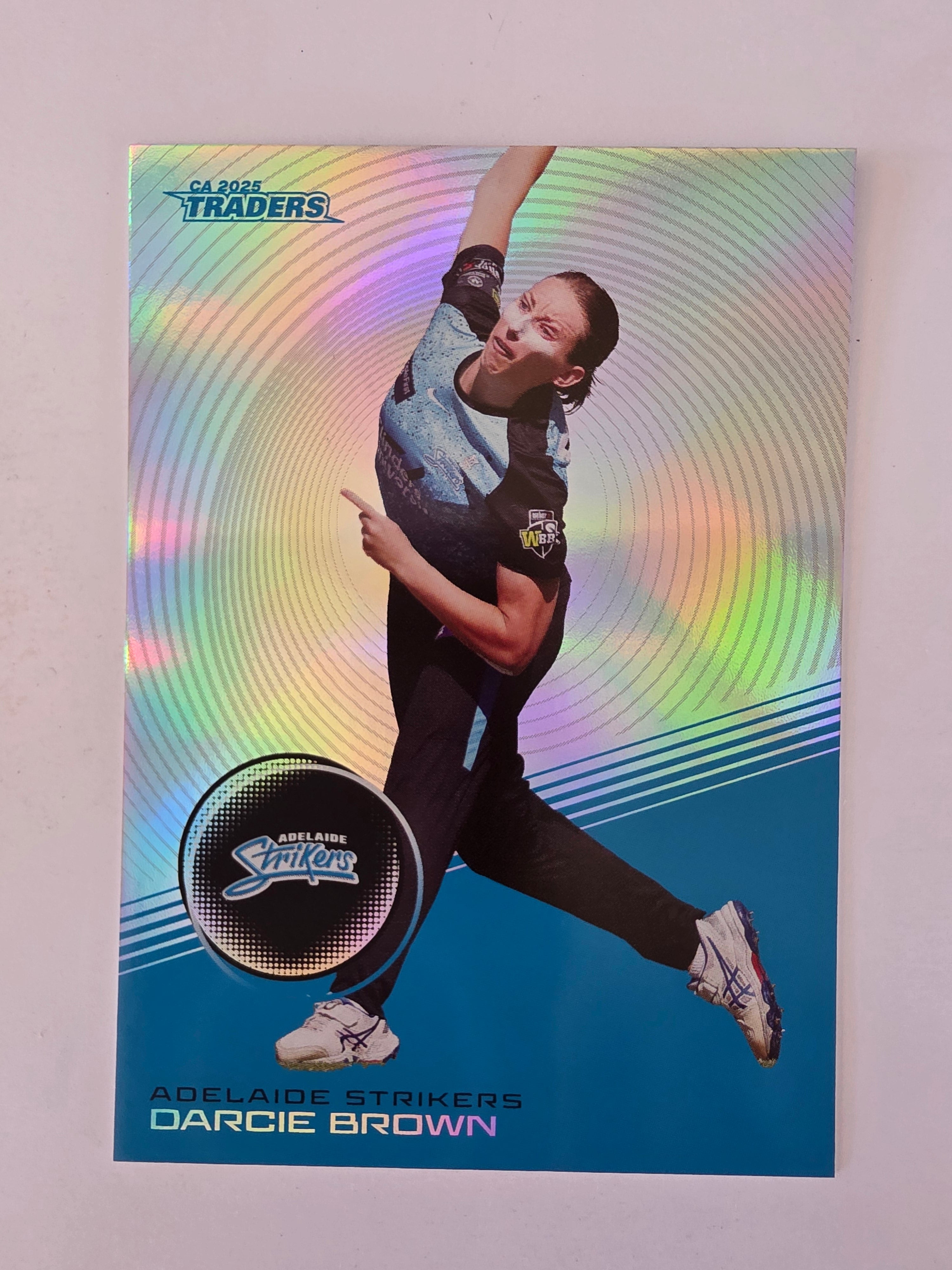 2025/26 Cricket Traders | Silver Parallel | #S062 | Darcie Brown | Adel Strikers