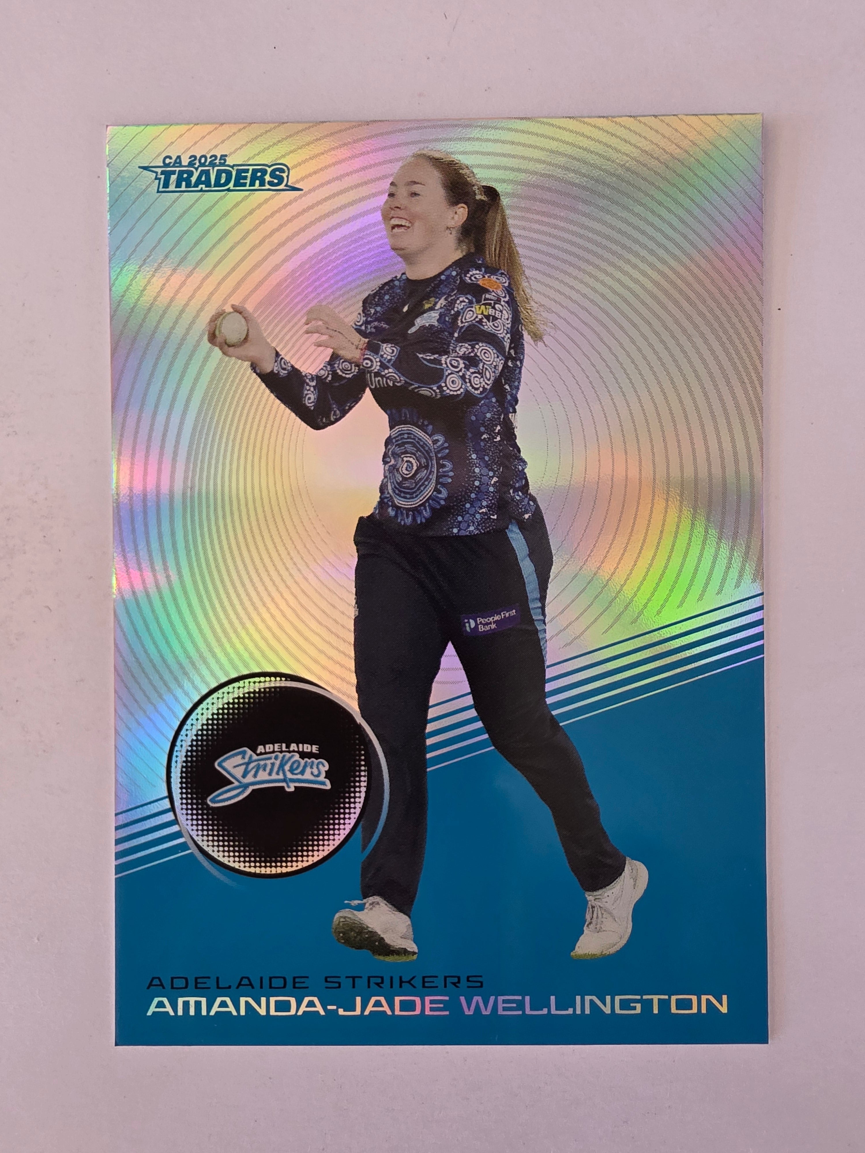 2025/26 Cricket Traders | Silver Parallel | #S066 | Amanda-Jade Wellington