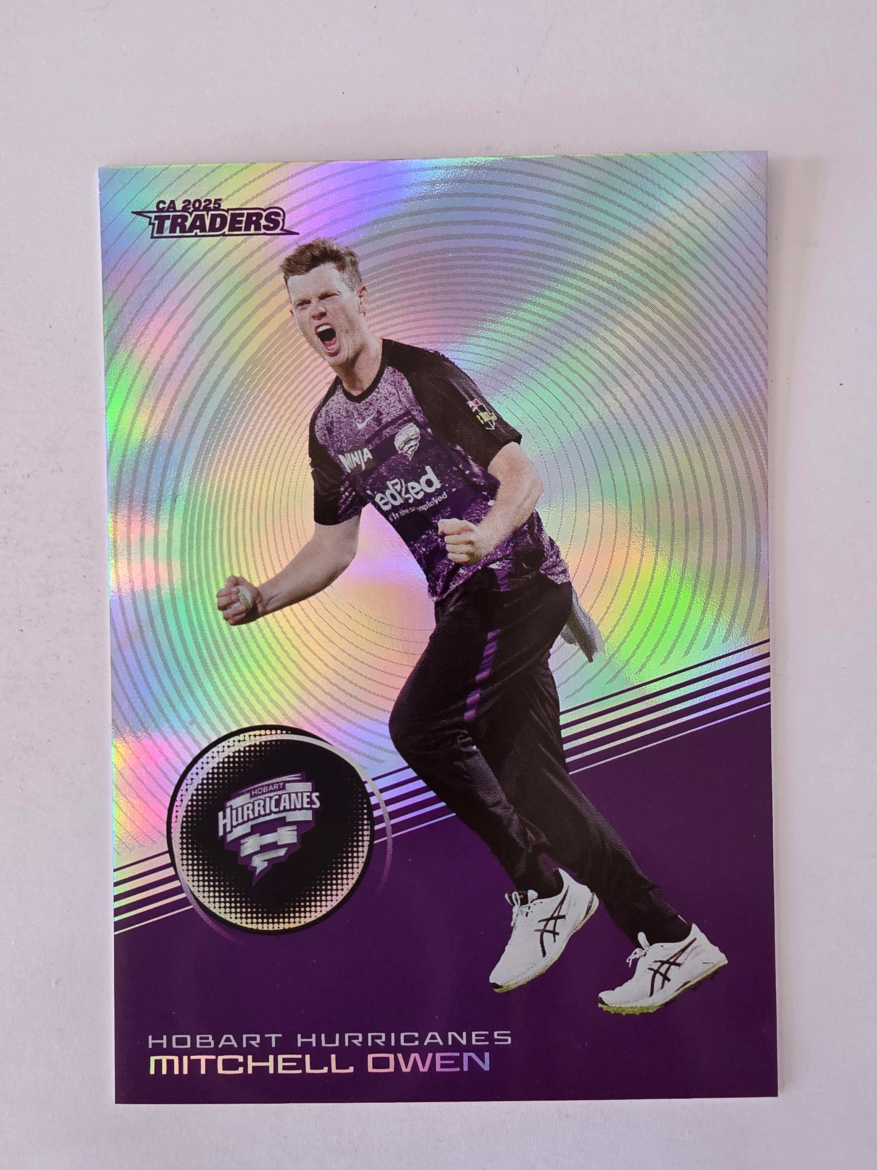 2025/26 Cricket Traders | Silver Parallel | #S084 | Mitchell Owen | Hurricanes