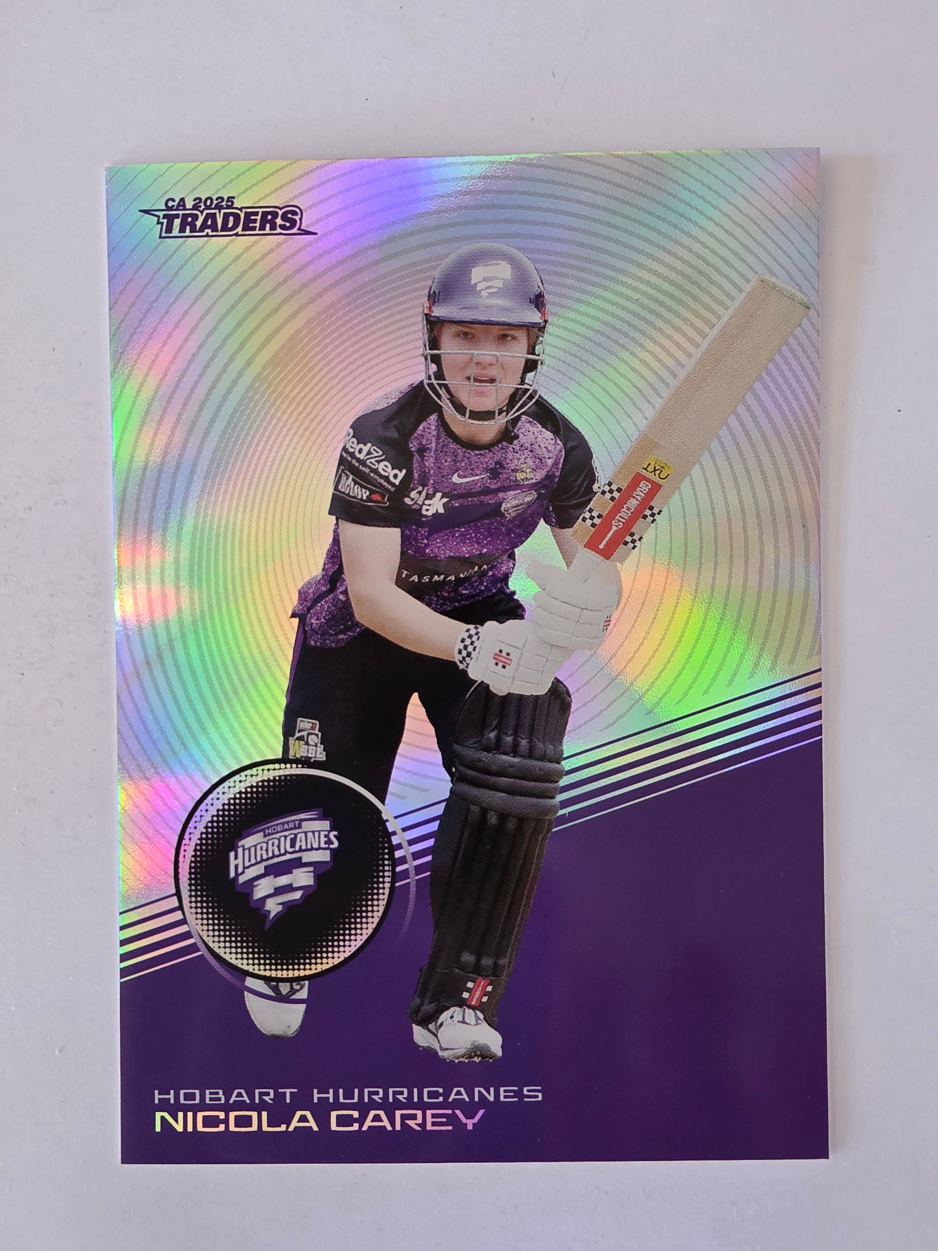 2025/26 Cricket Traders | Silver Parallel | #S086 | Nicola Carey | Hurricanes