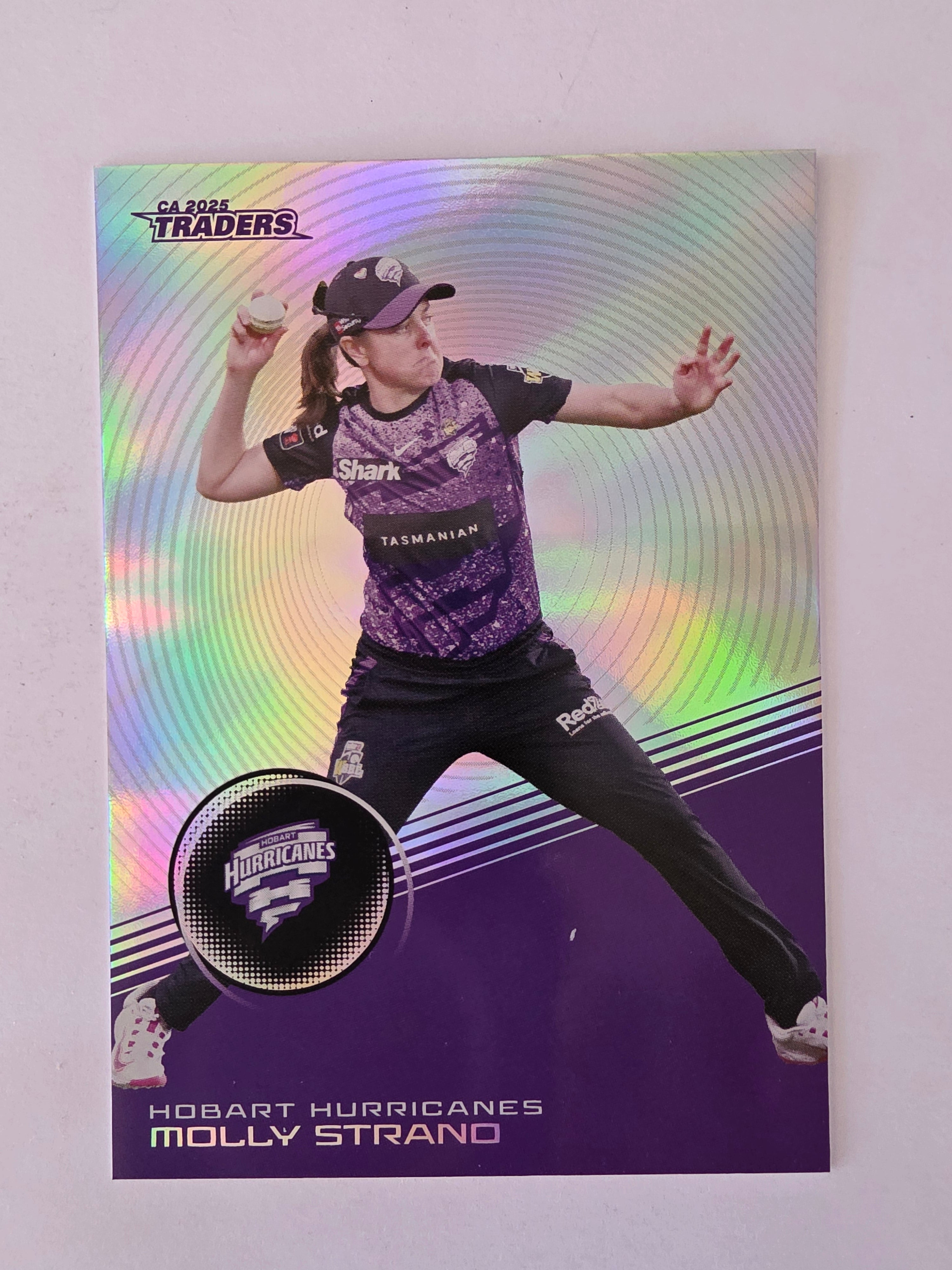 2025/26 Cricket Traders | Silver Parallel | #S089 | Molly Strano | Hurricanes