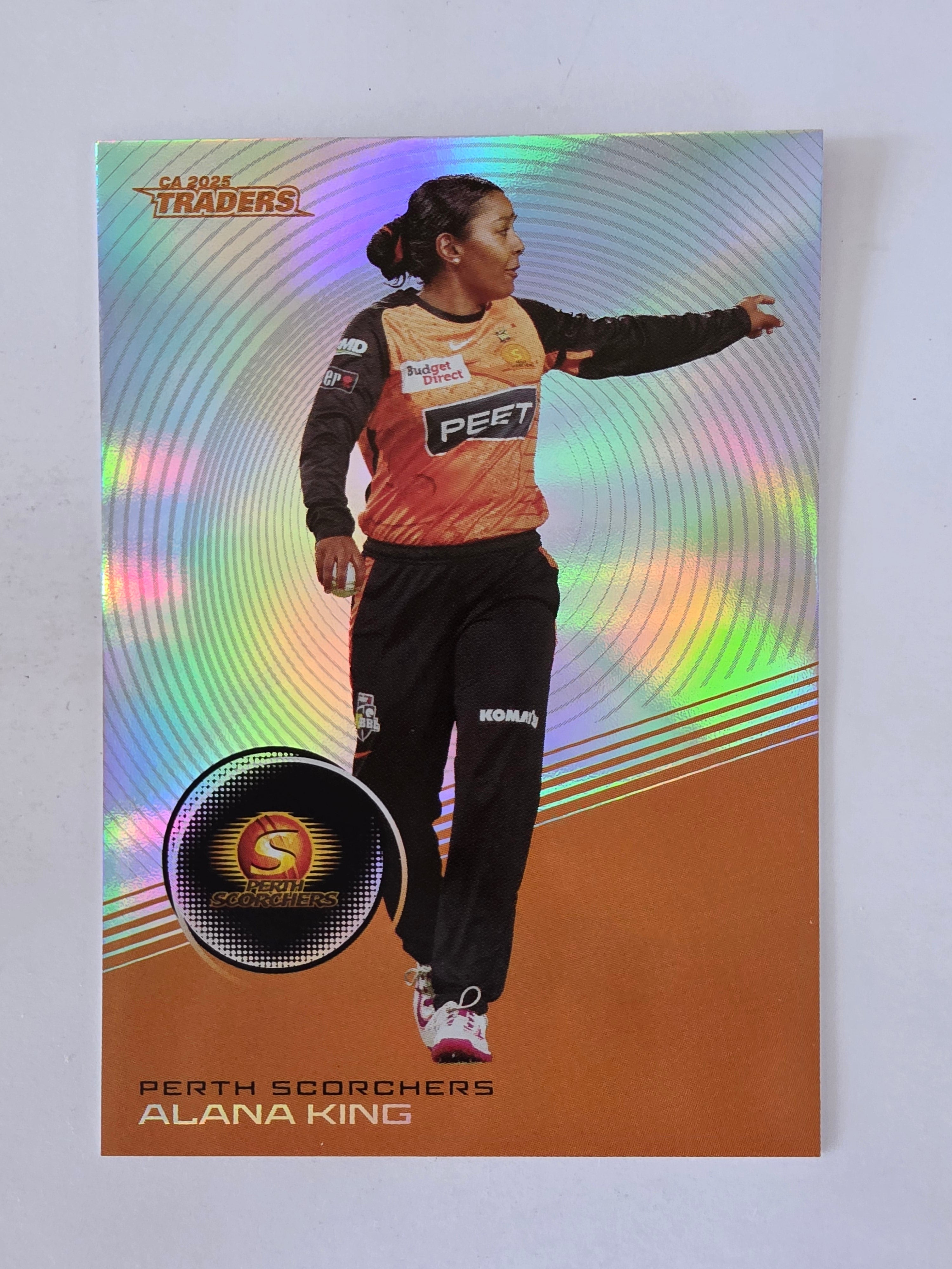 2025/26 Cricket Traders | Silver Parallel | #S125 | Alana King | Perth Scorchers