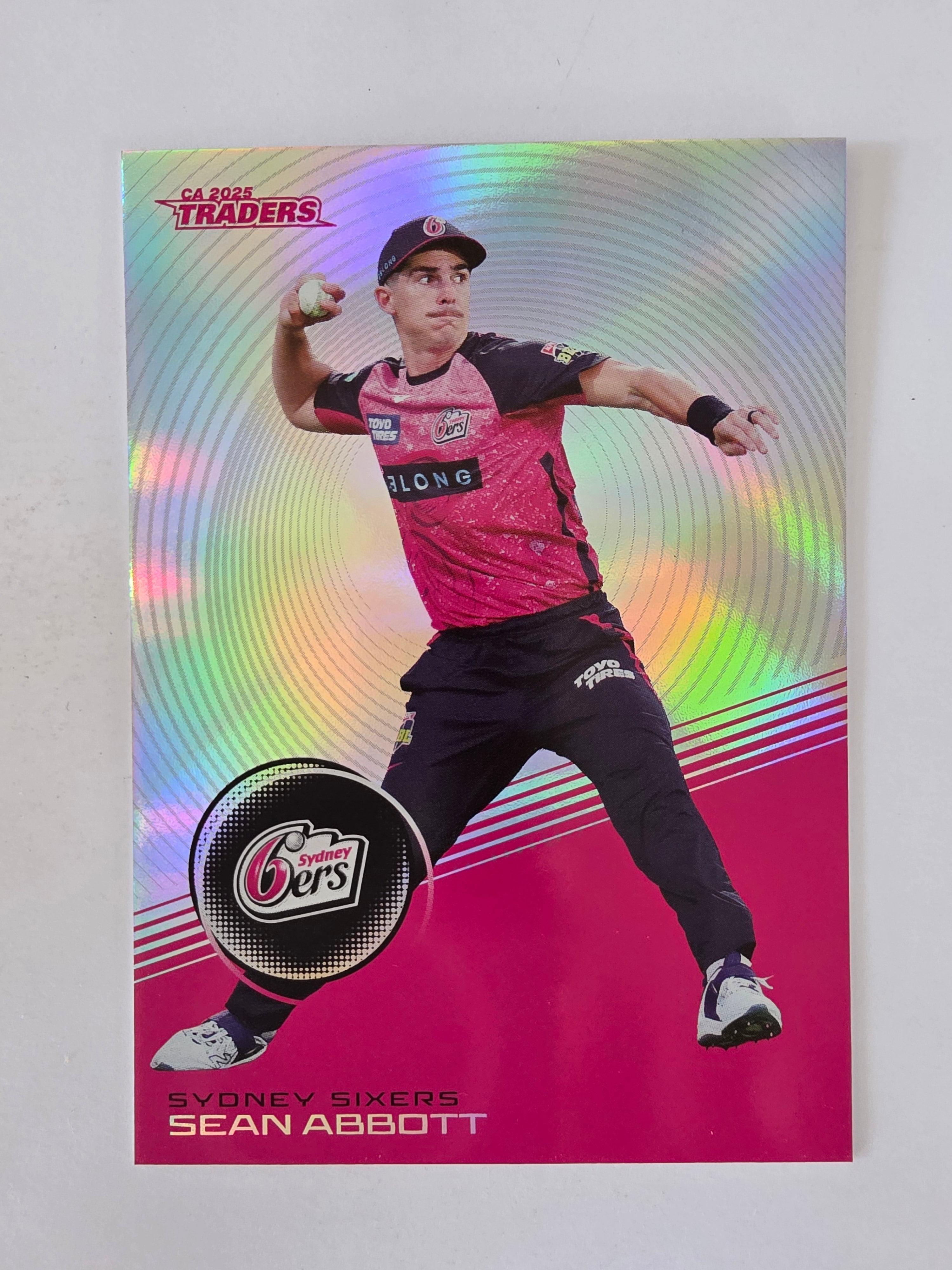 2025/26 Cricket Traders | Silver Parallel | #S127 | Sean Abbott | Sydney Sixers