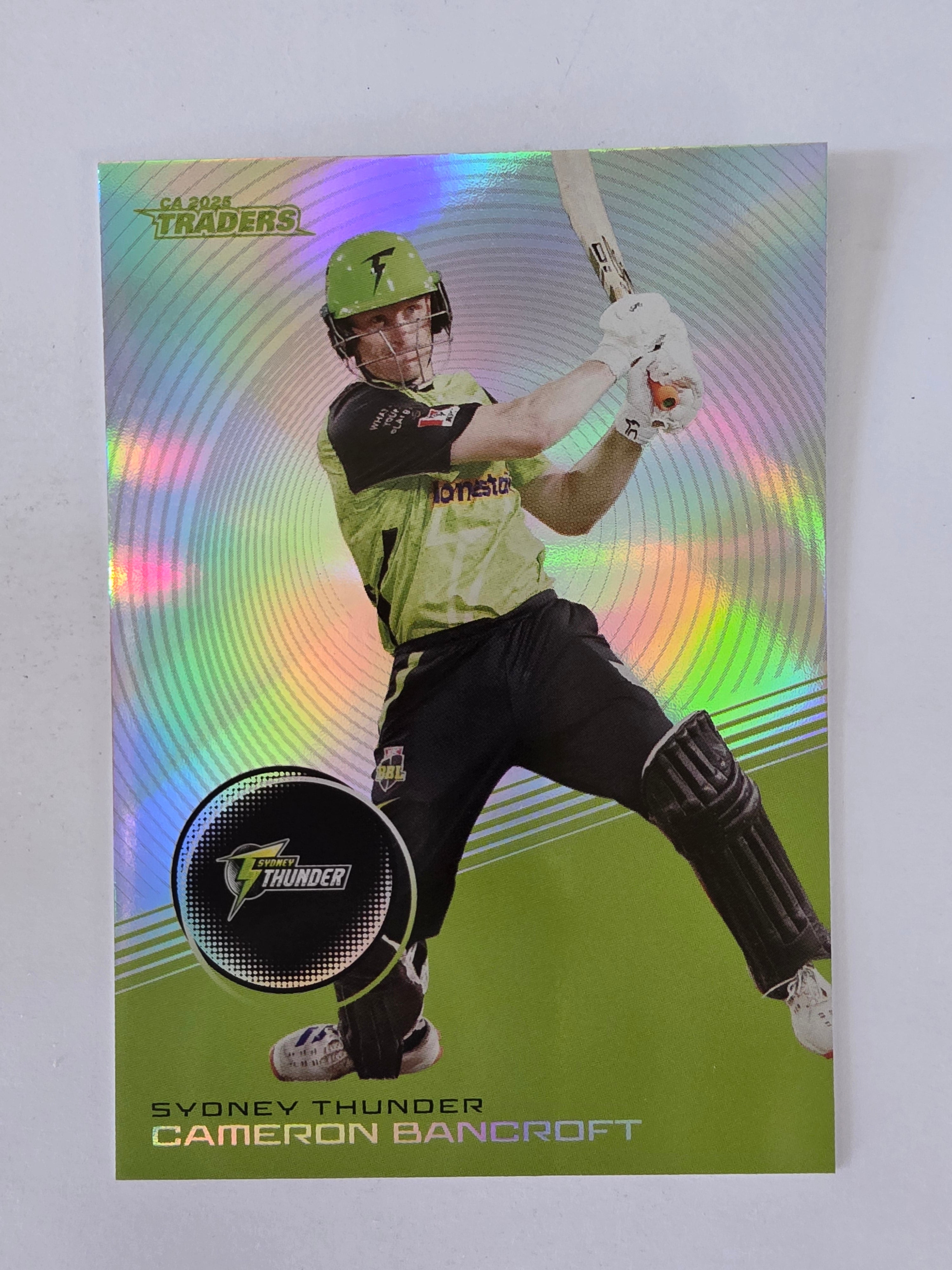 2025/26 Cricket Traders | Silver Parallel | #S139 | Cameron Bancroft | Thunder