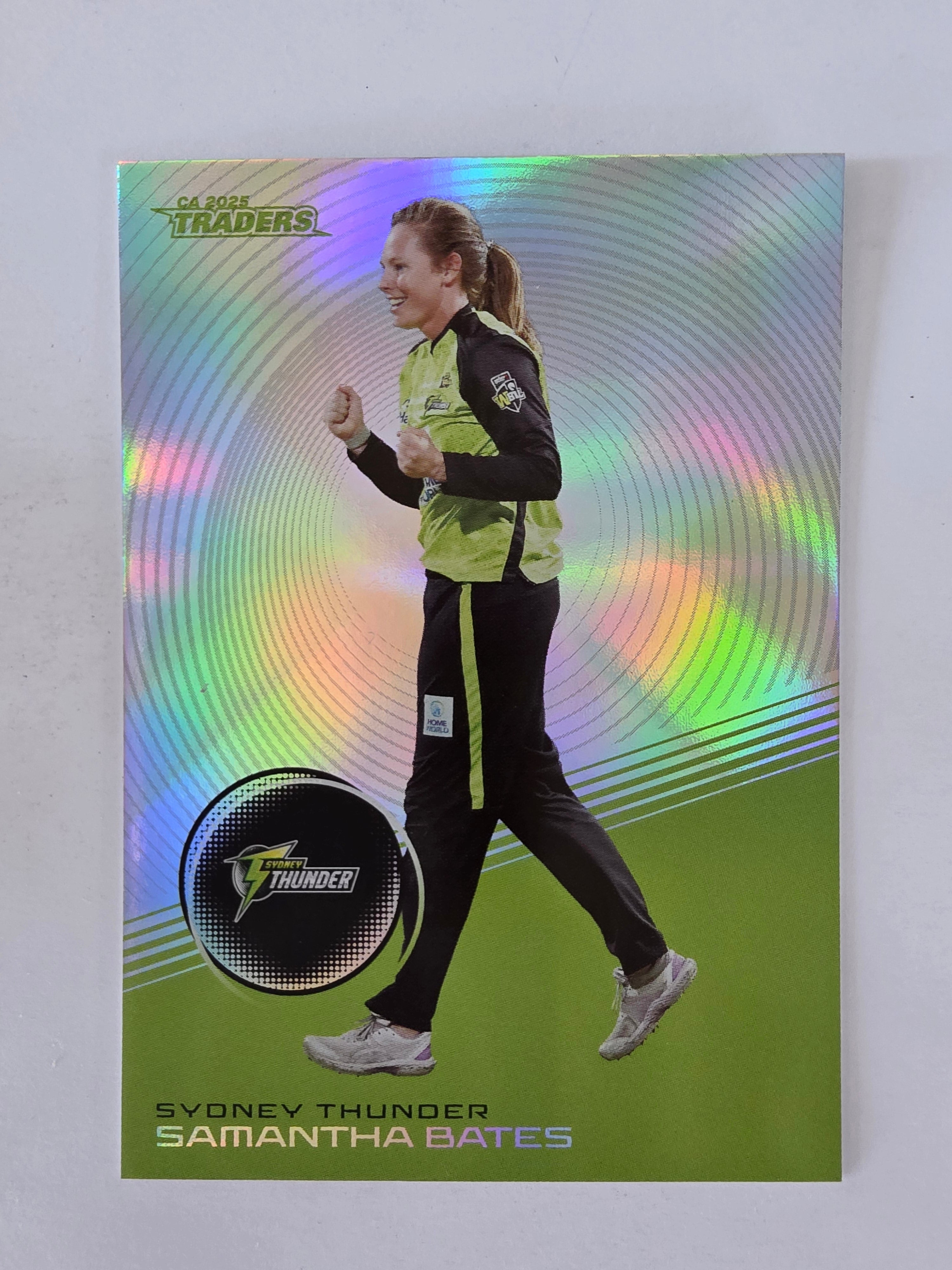 2025/26 Cricket Traders | Silver Parallel | #S147 | Samantha Bates | Thunder