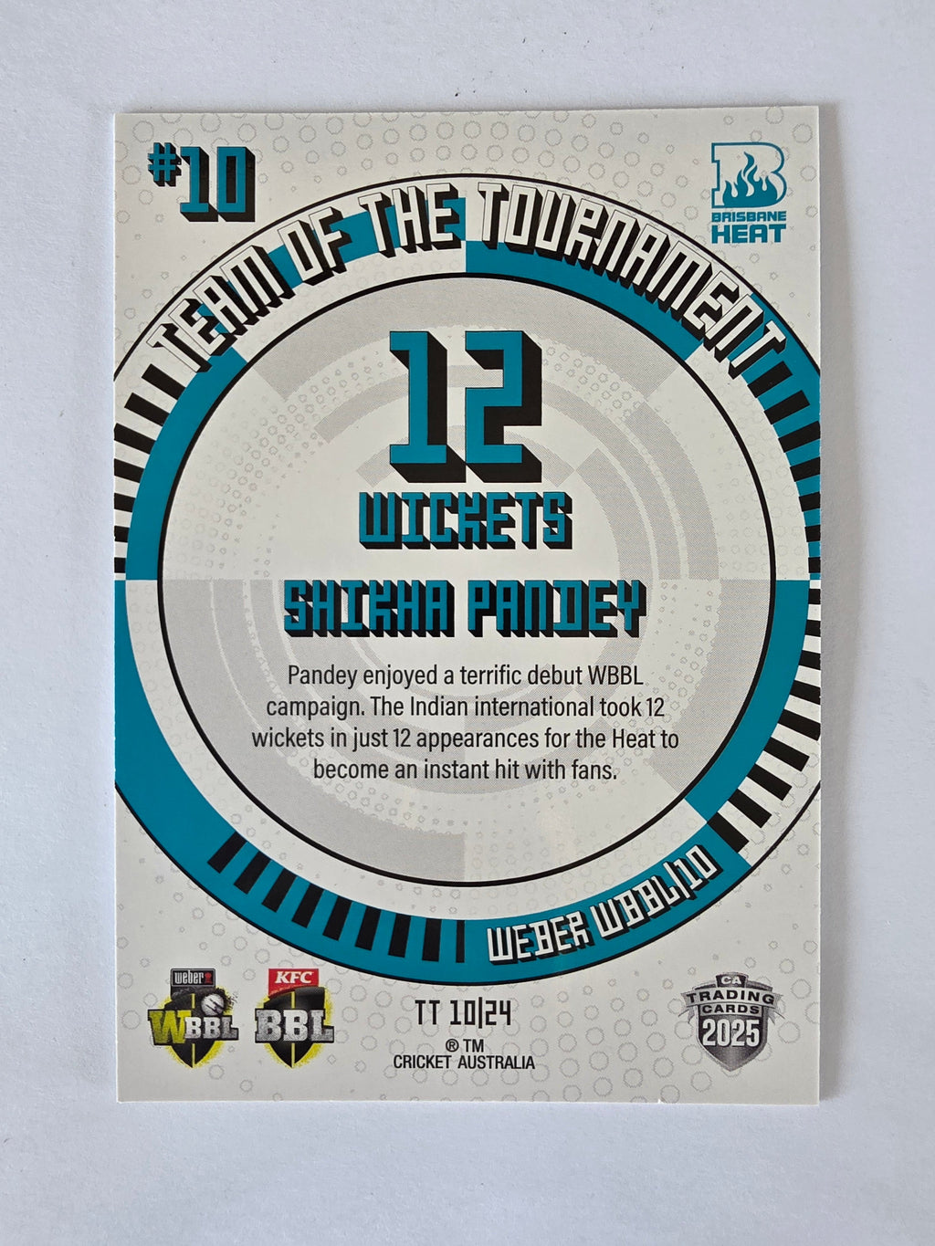 2025/26 Cricket Traders |Team of the Tournament | #TT10 | Shikha Pandey | Heat