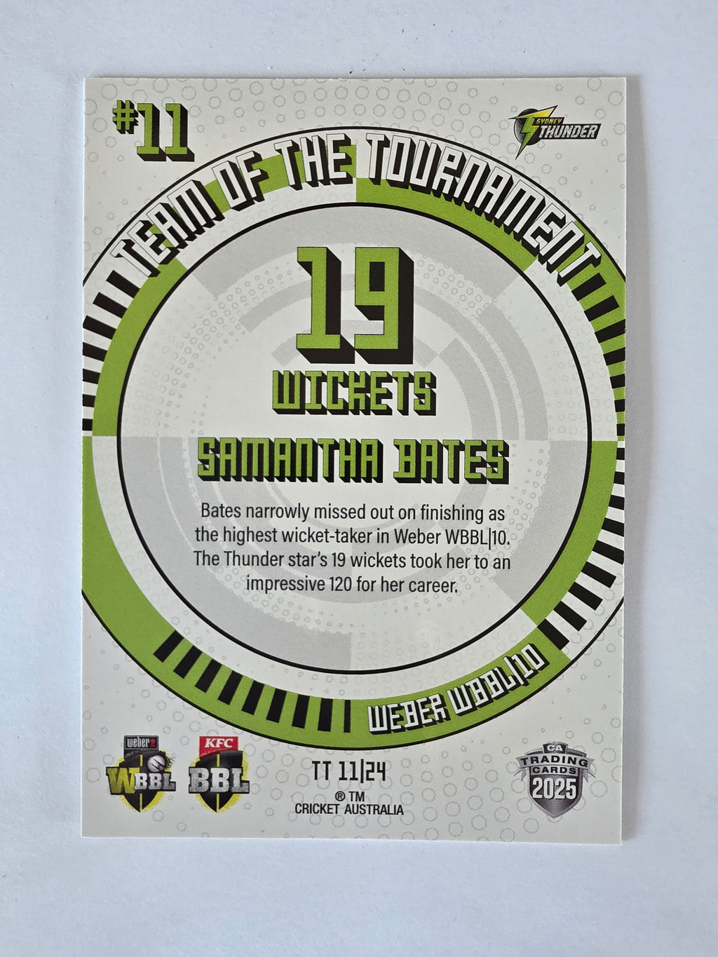 2025/26 Cricket Traders |Team of the Tournament | #TT11 | Samantha Bates