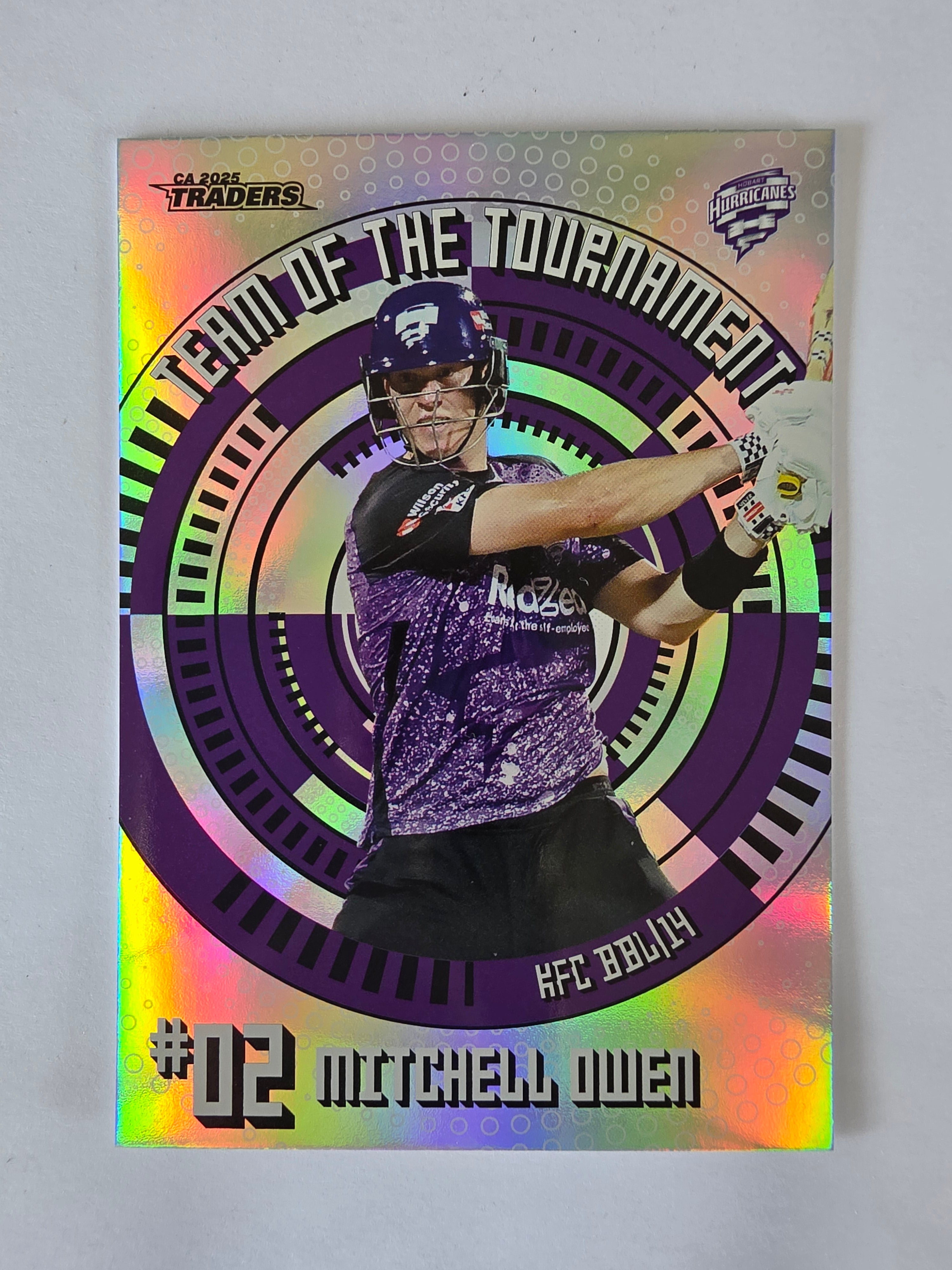 2025/26 Cricket Traders |Team of the Tournament | #TT14 | Mitchell Owen