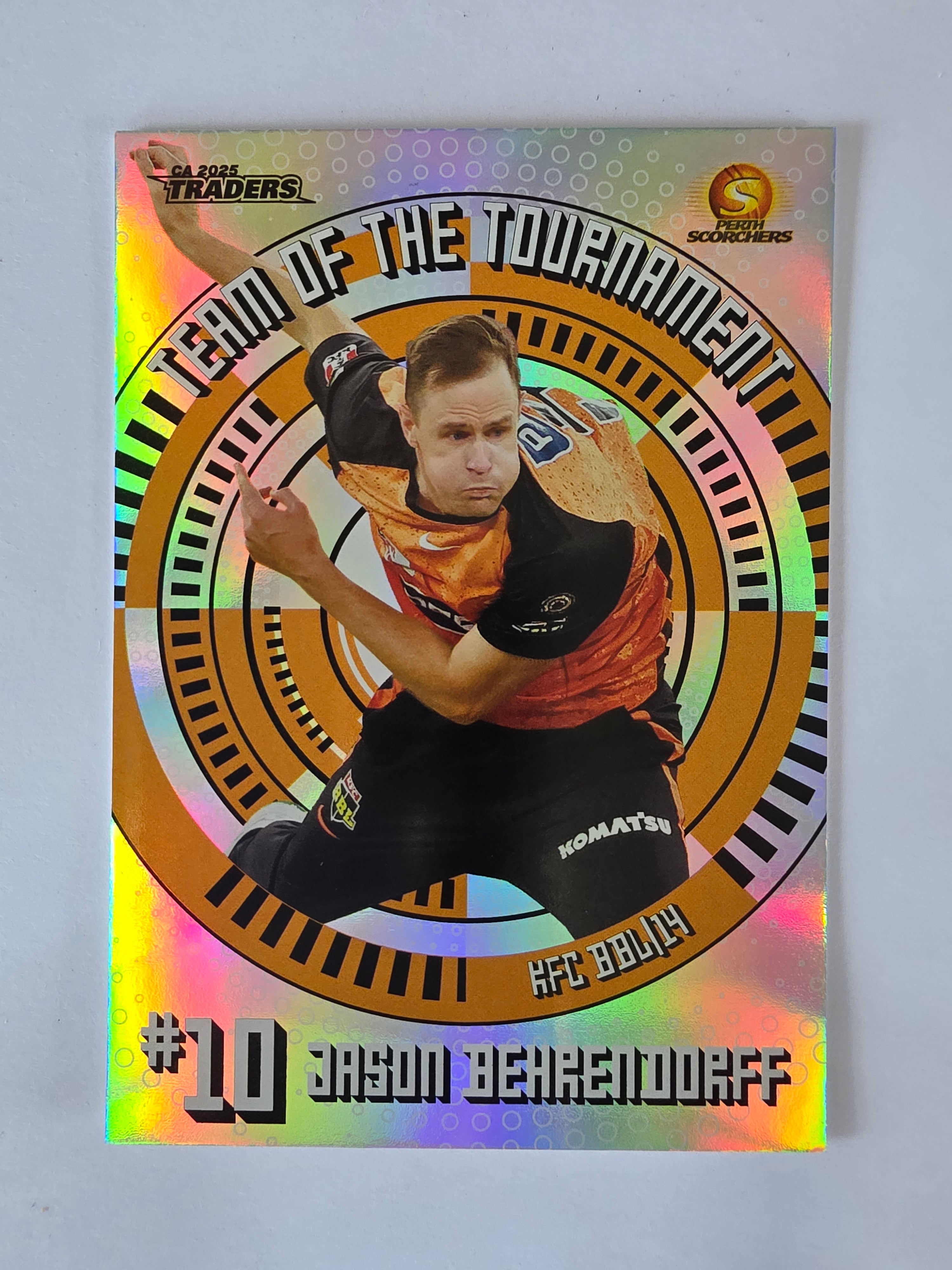 2025/26 Cricket Traders |Team of the Tournament | #TT22 | Jason Behrendorff