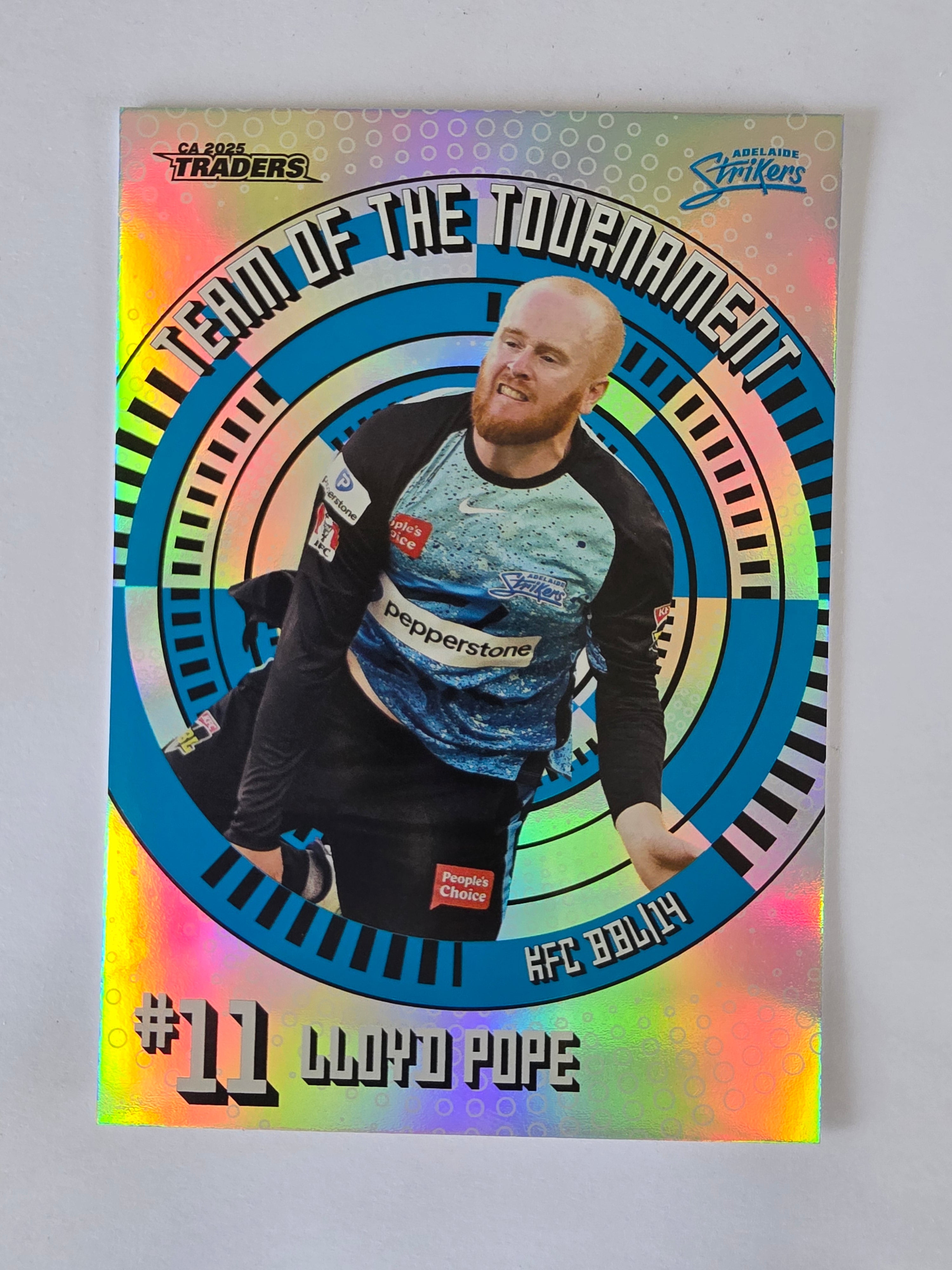 2025/26 Cricket Traders |Team of the Tournament | #TT23 | Lloyd Pope | Strikers