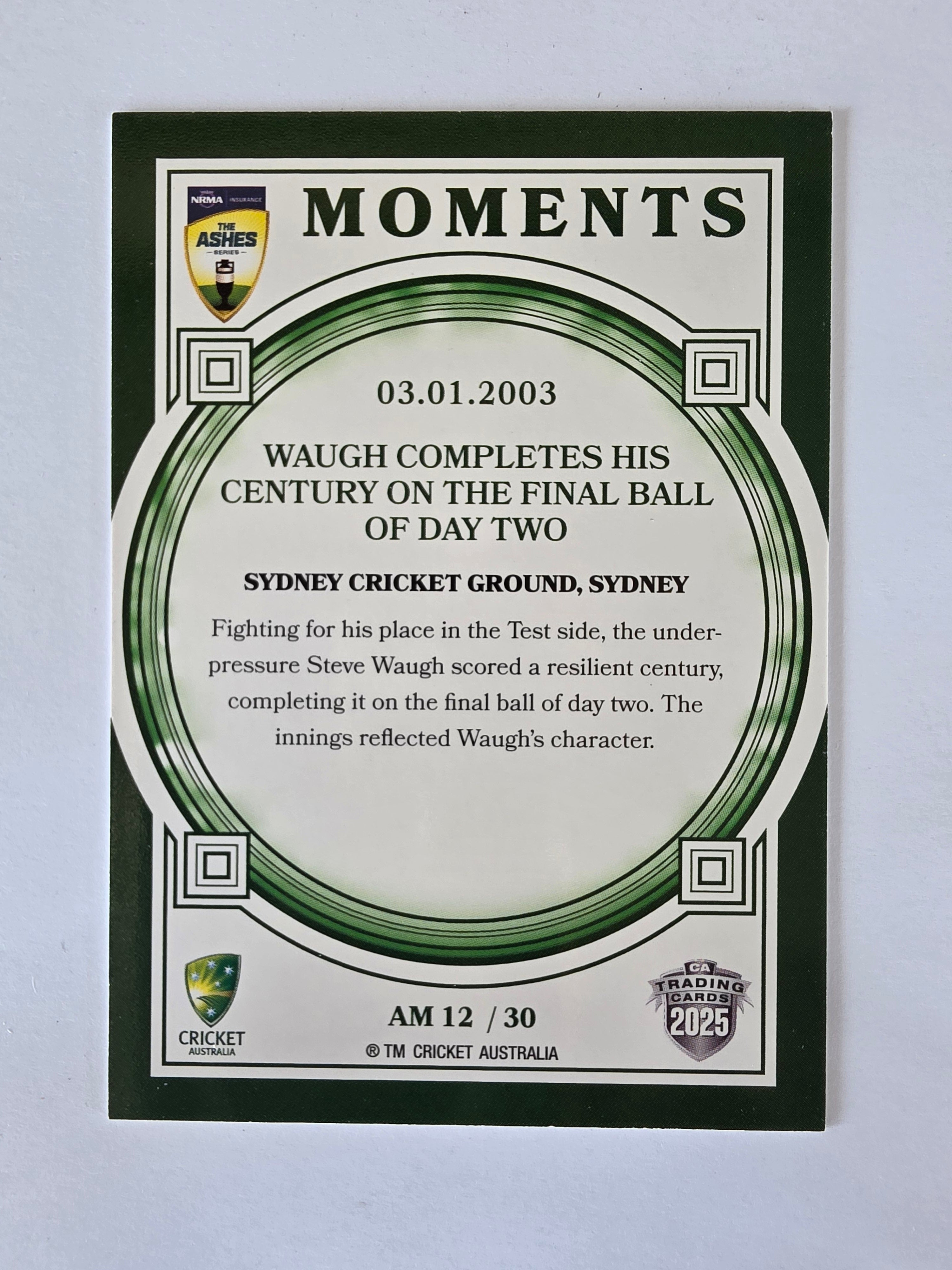 2025/26 Cricket Traders | Ashes Moments | #AM12 | 03.01.2003 | SCG