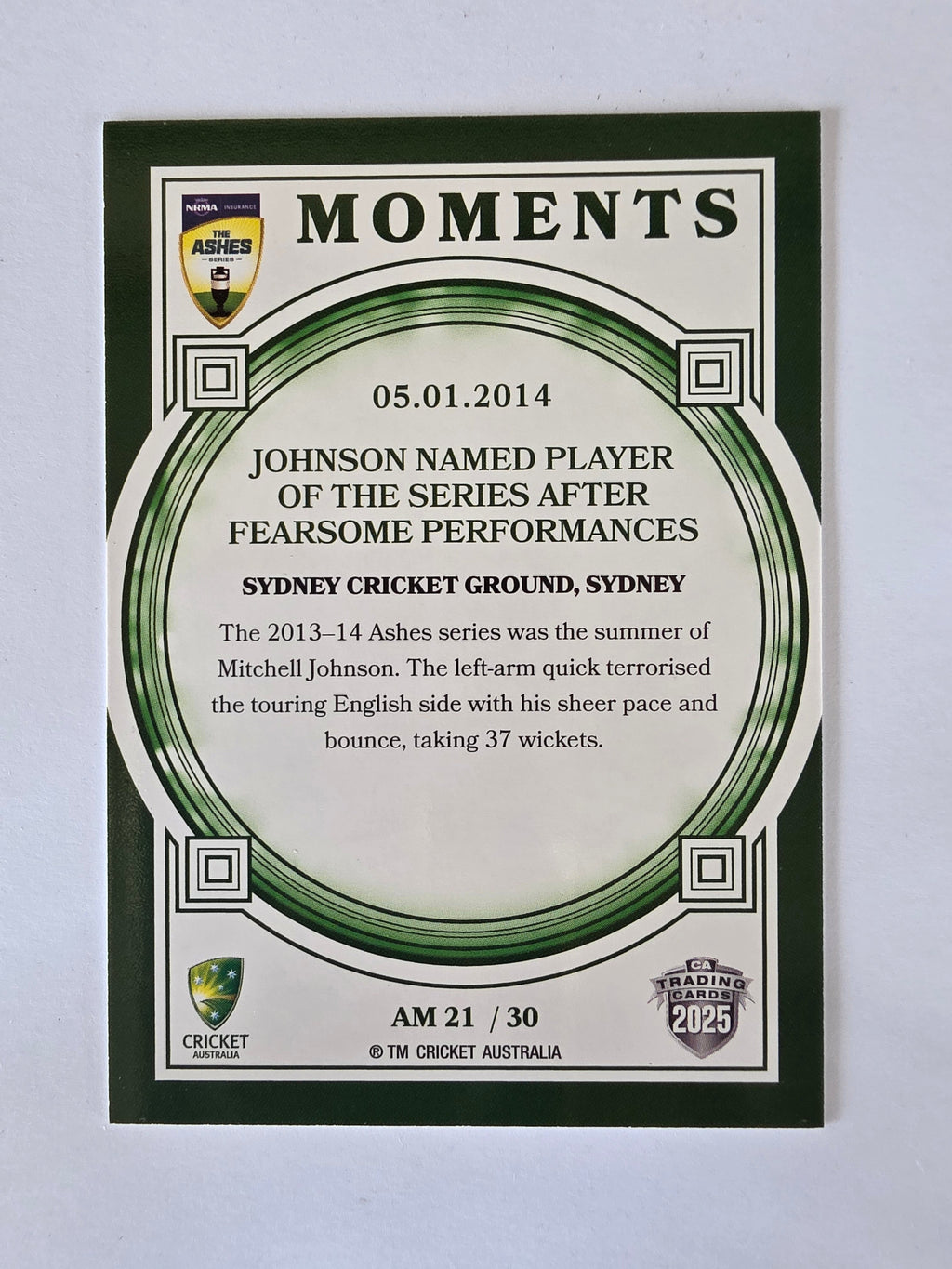 2025/26 Cricket Traders | Ashes Moments | #AM21 | 05.01.2014 | SCG