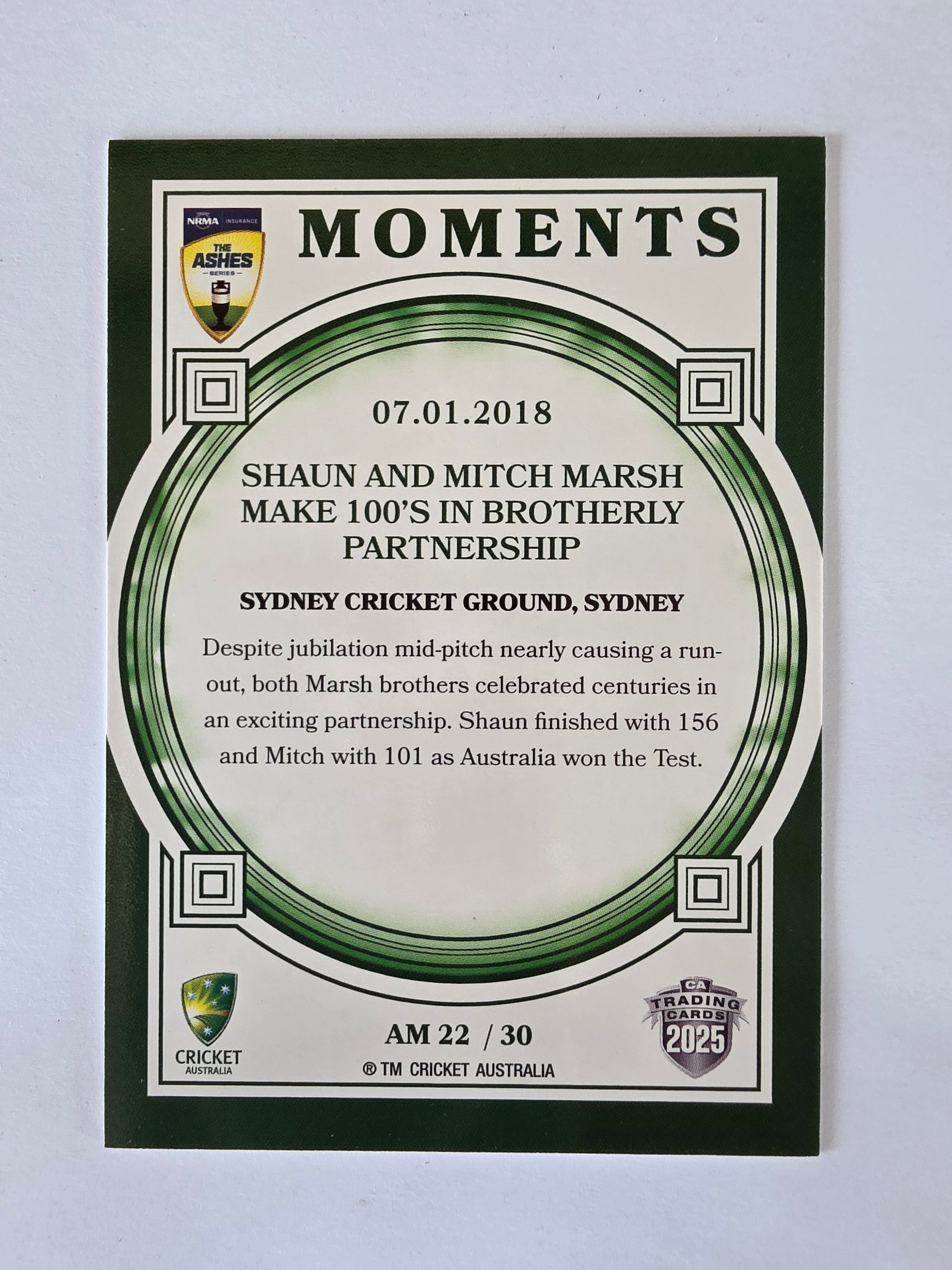 2025/26 Cricket Traders | Ashes Moments | #AM22 | 07.01.2018 | SCG