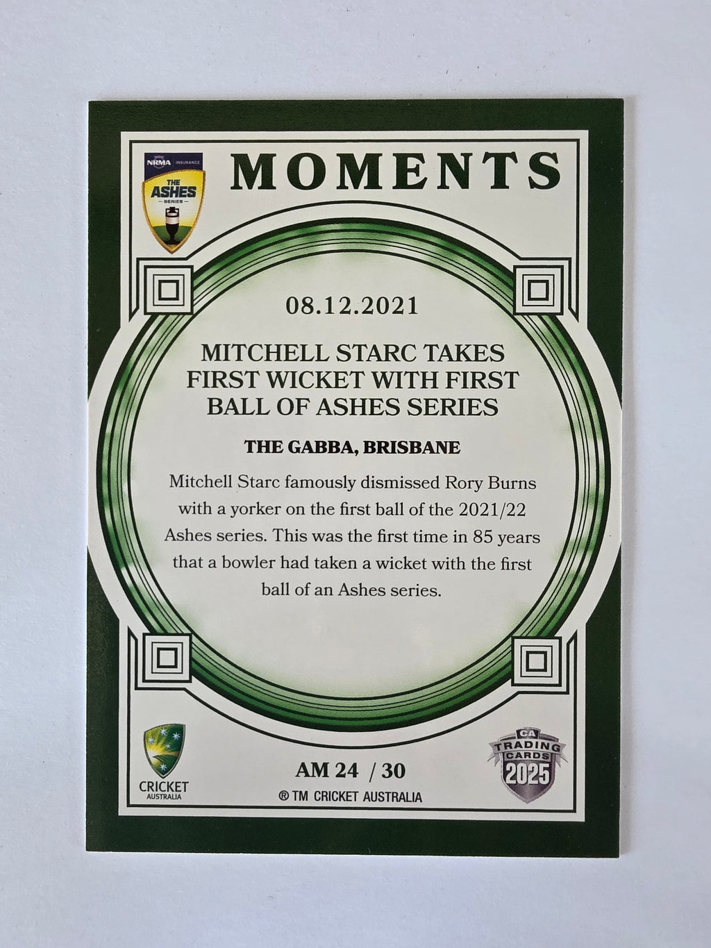 2025/26 Cricket Traders | Ashes Moments | #AM24 | 08.12.2021 | The Gabba