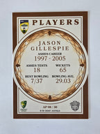 2025/26 Cricket Traders | Ashes Players | #AP08 | Jason Gillespie