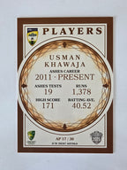 2025/26 Cricket Traders | Ashes Players | #AP17 | Usman Khawaja