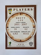 2025/26 Cricket Traders | Ashes Players | #AP20 | Brett Lee