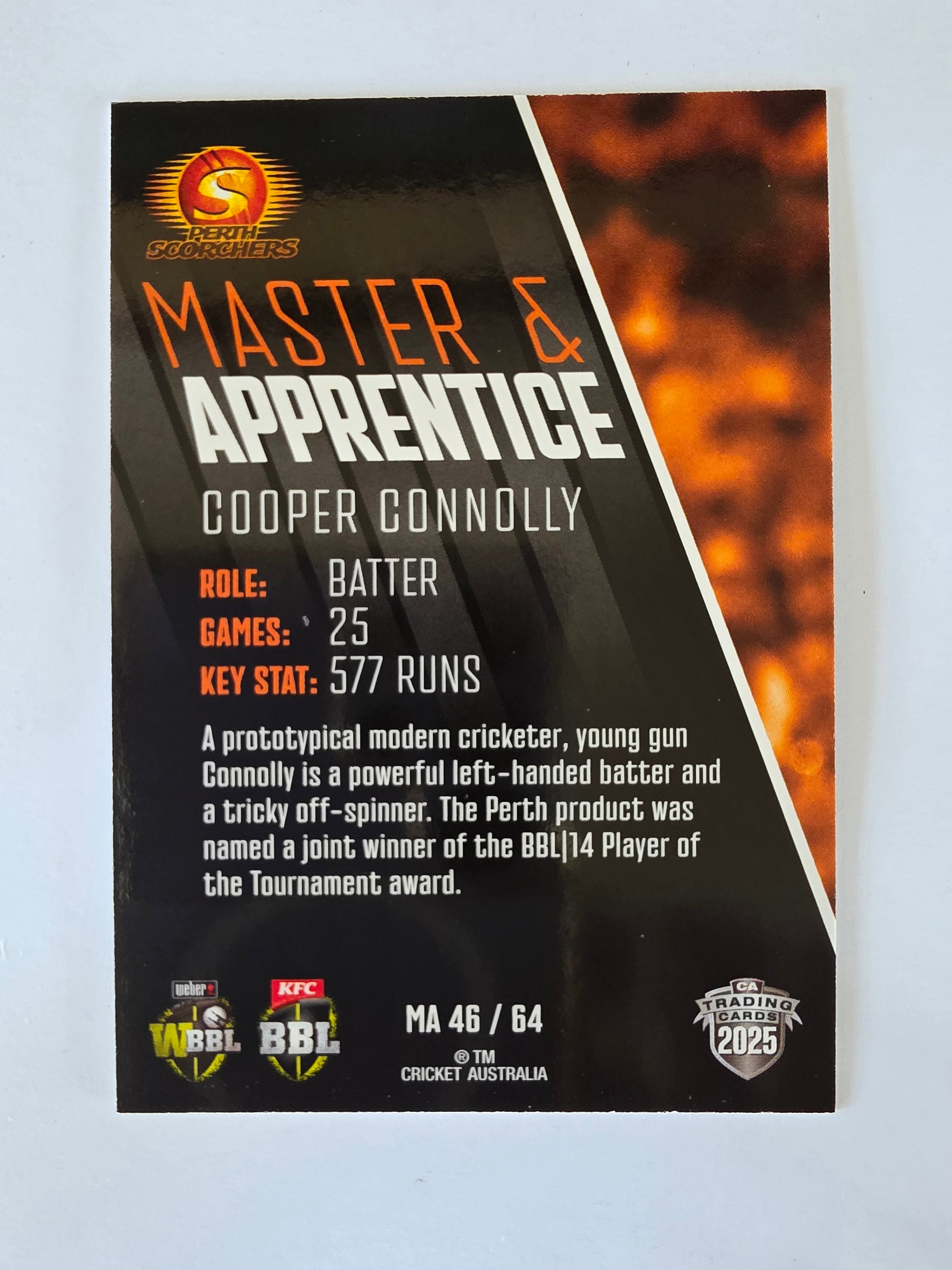 2025/26 Cricket Traders | Master & Apprentice | #MA46 | Cooper Connolly