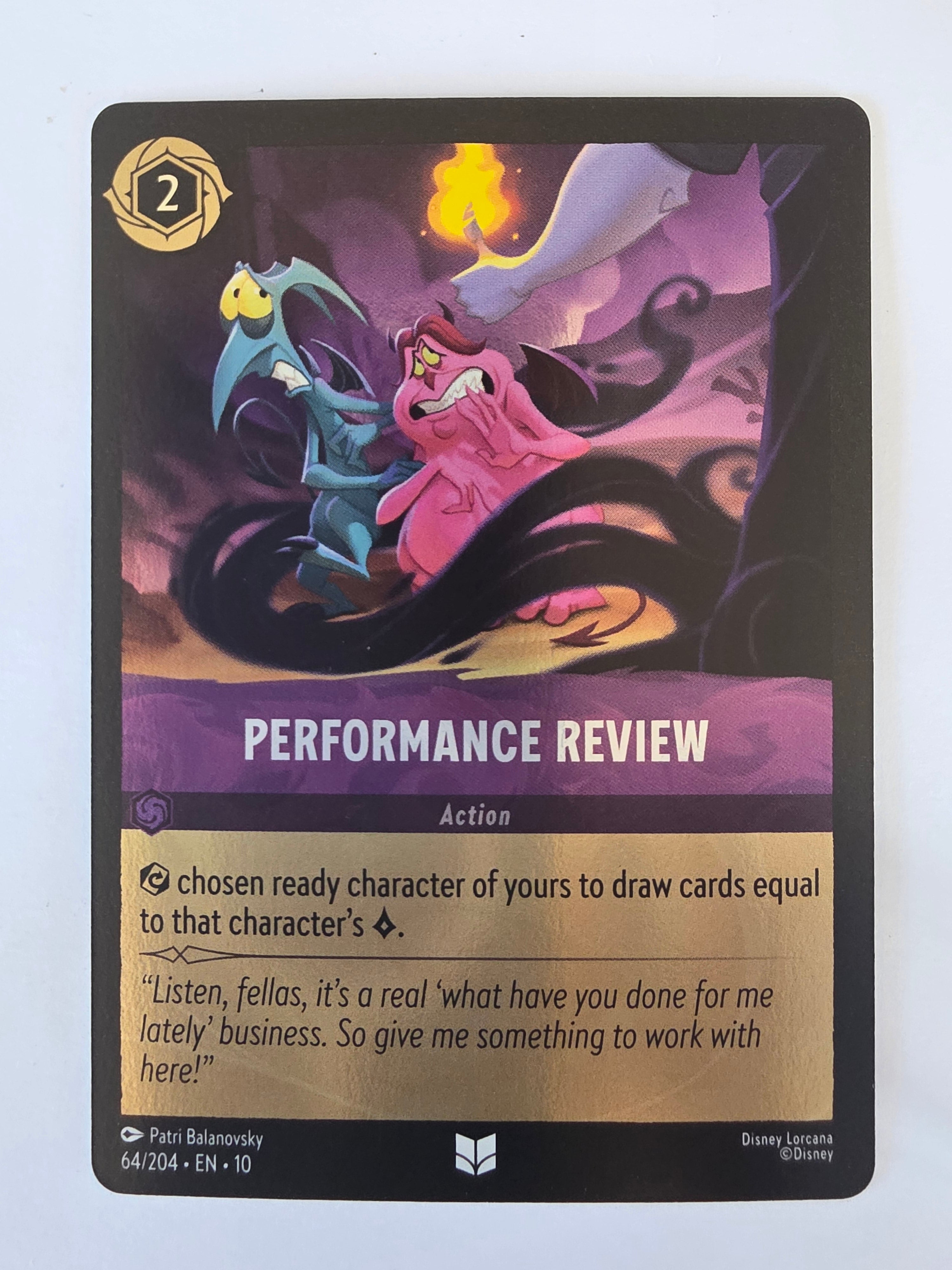Lorcana Whispers in the Well #64/204 COLDFOIL Performance Review | Uncommon