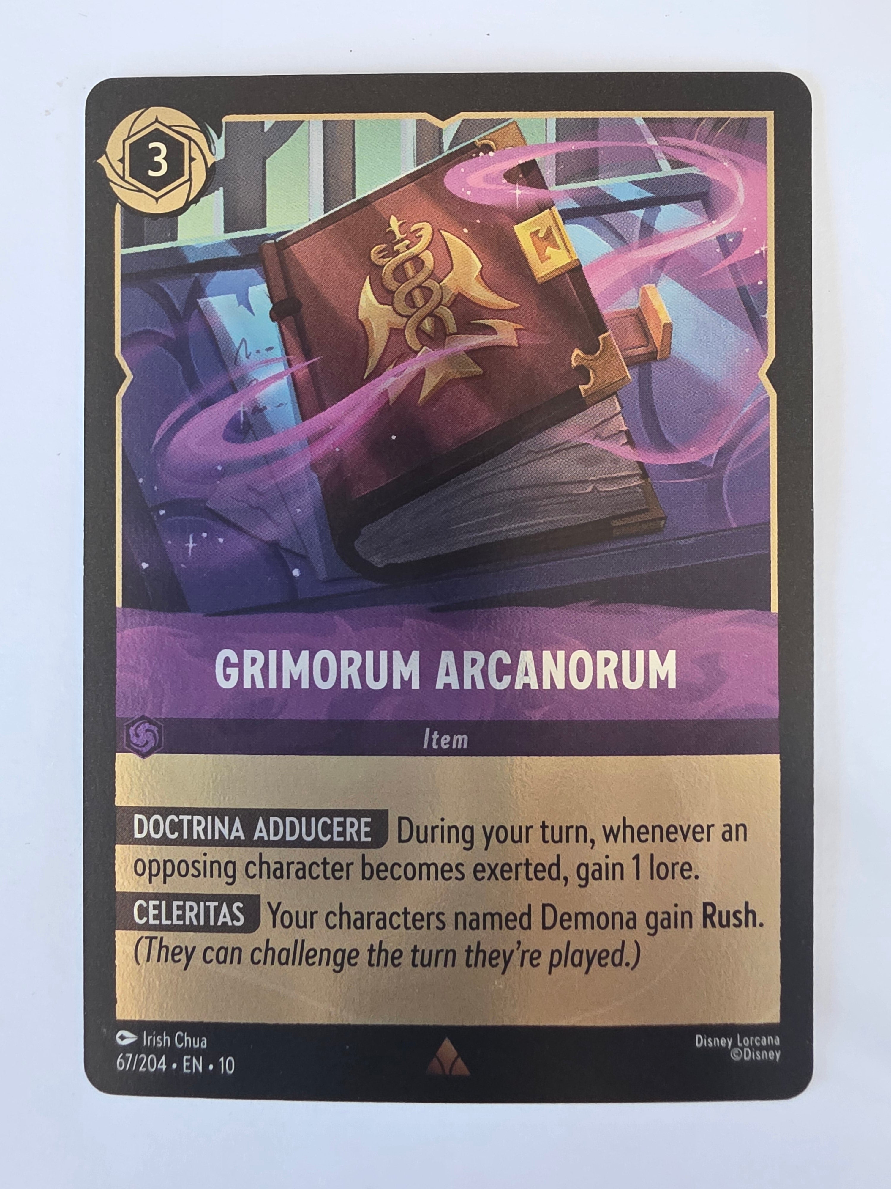 Lorcana Whispers in the Well #67/204 COLDFOIL Grimorum Arcanorum | Rare