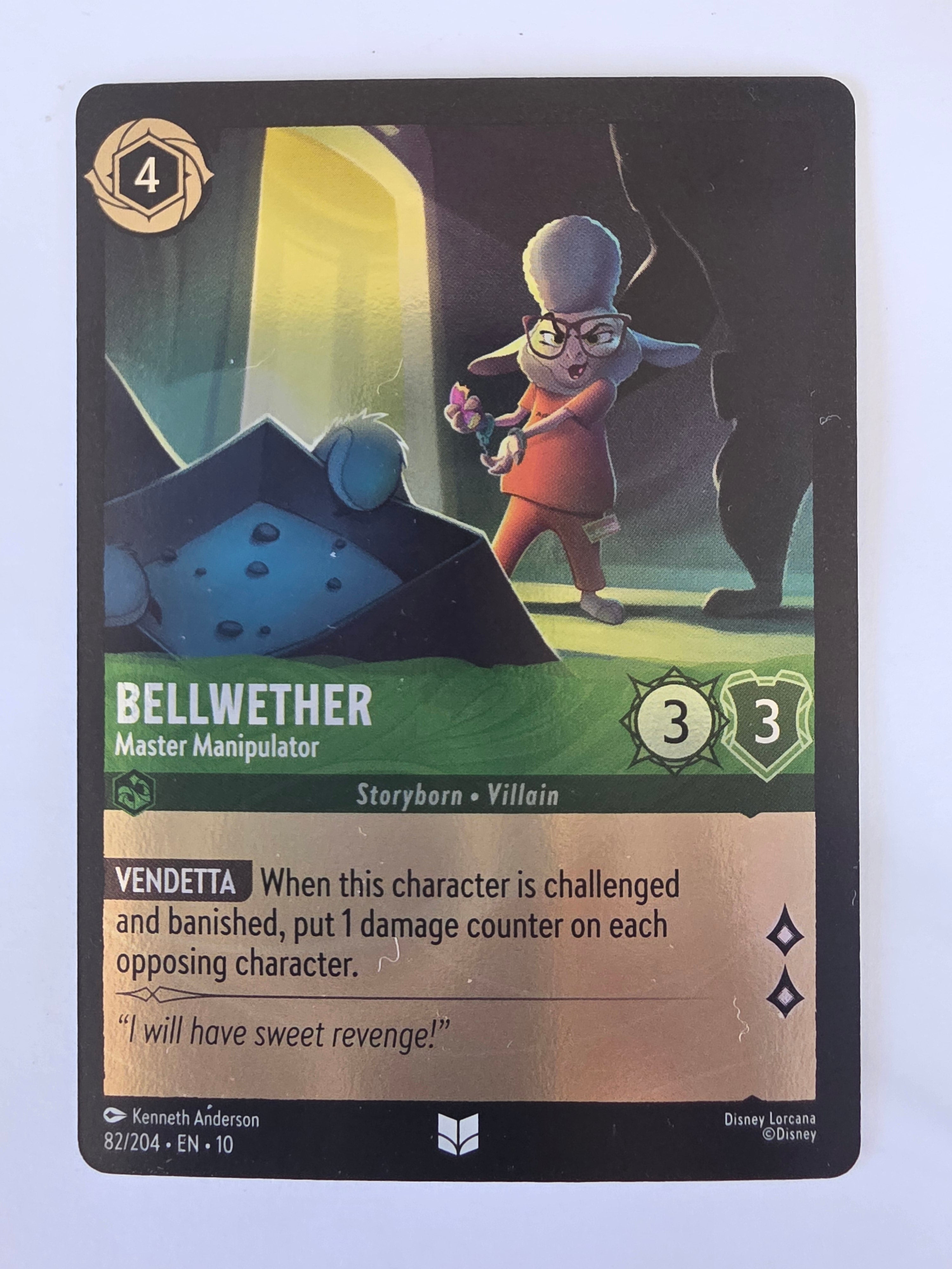 Lorcana Whispers in the Well #82/204 COLDFOIL Bellwether - Master Manipulator | Uncommon