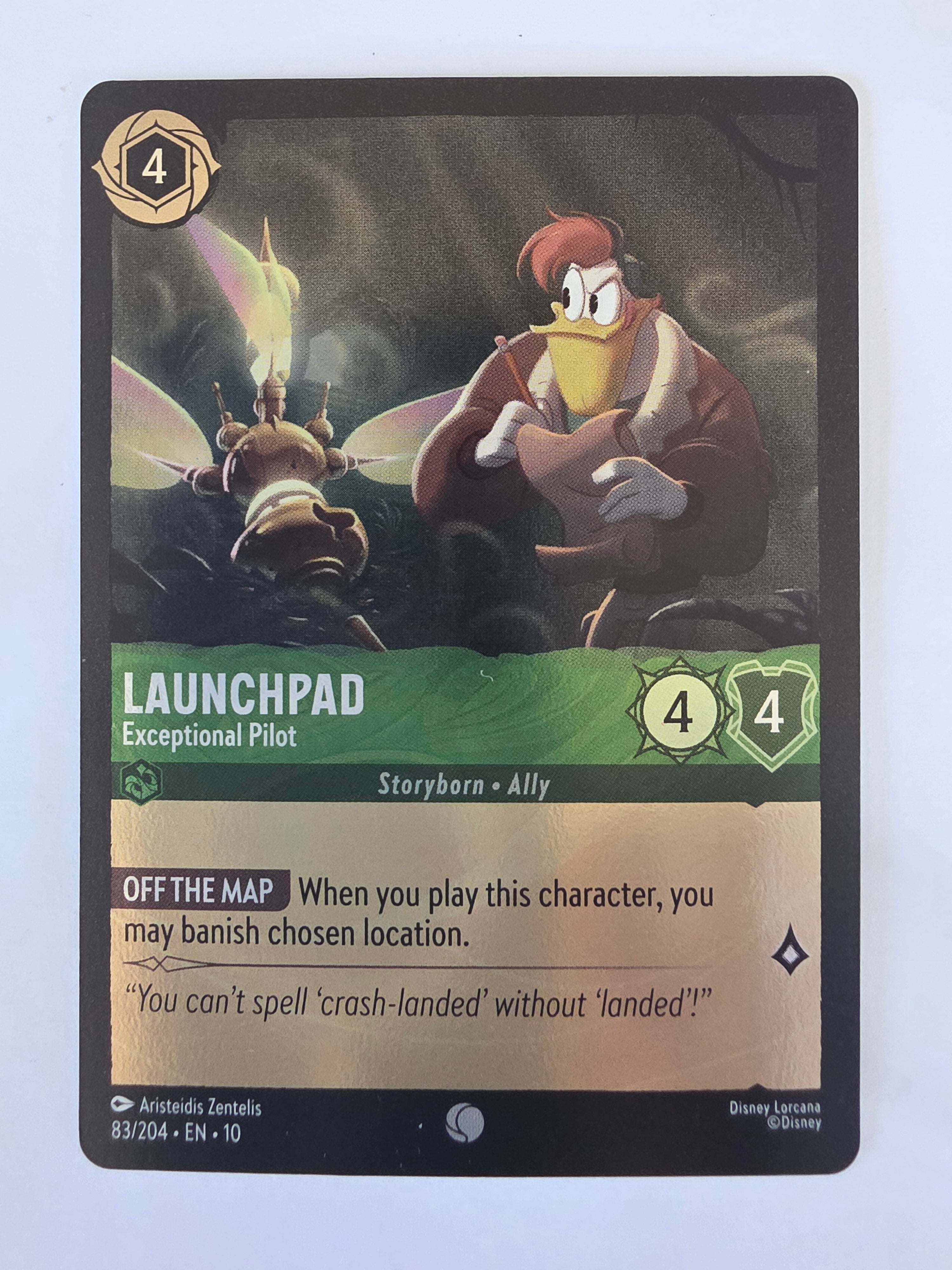 Lorcana Whispers in the Well #83/204 COLDFOIL Launchpad - Exceptional Pilot | Common