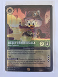 Lorcana Whispers in the Well #93/204 COLDFOIL Webby Vanderquack | Junior Prospector | Legendary
