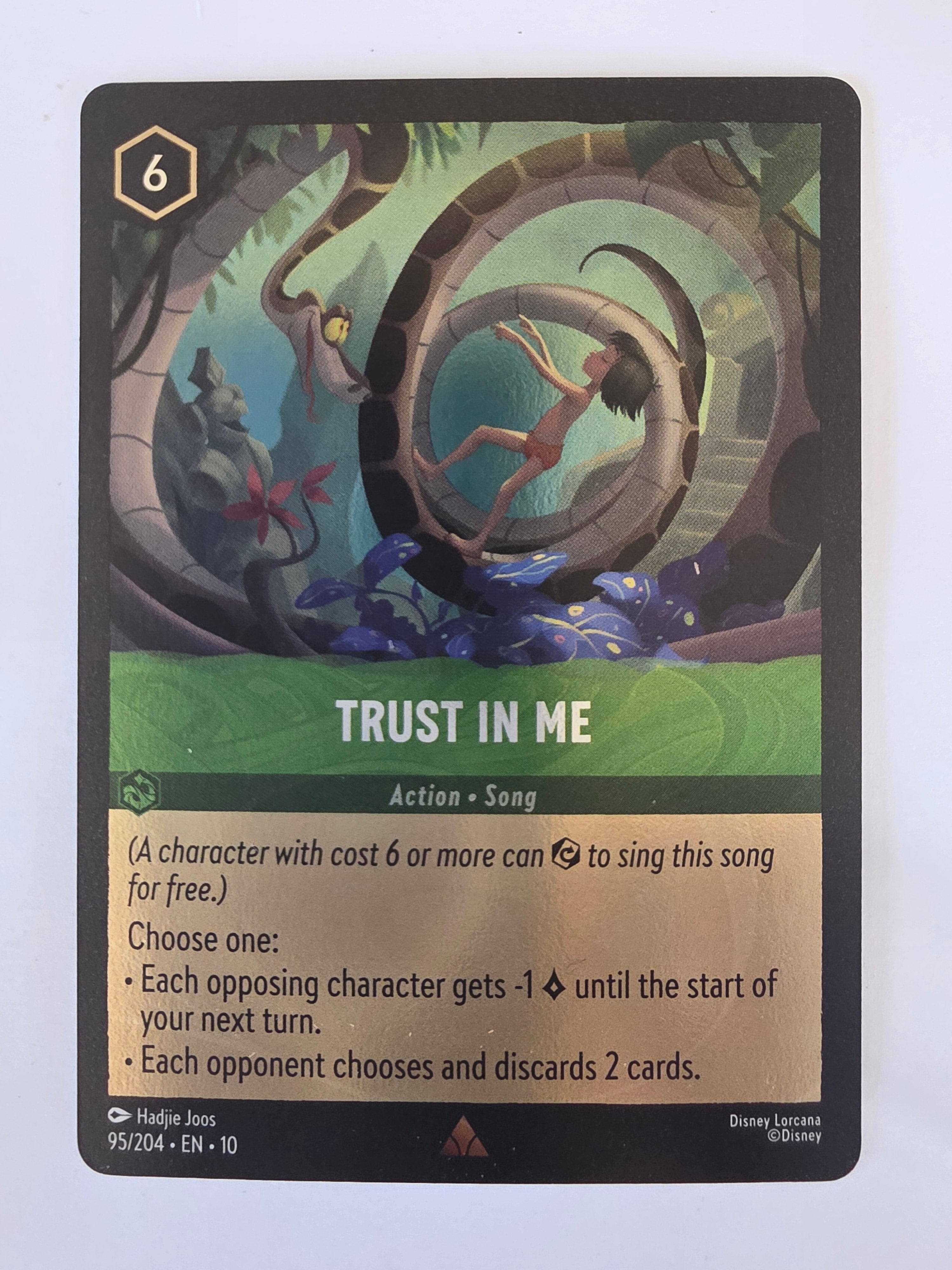 Lorcana Whispers in the Well #95/204 COLDFOIL Trust in Me | Rare