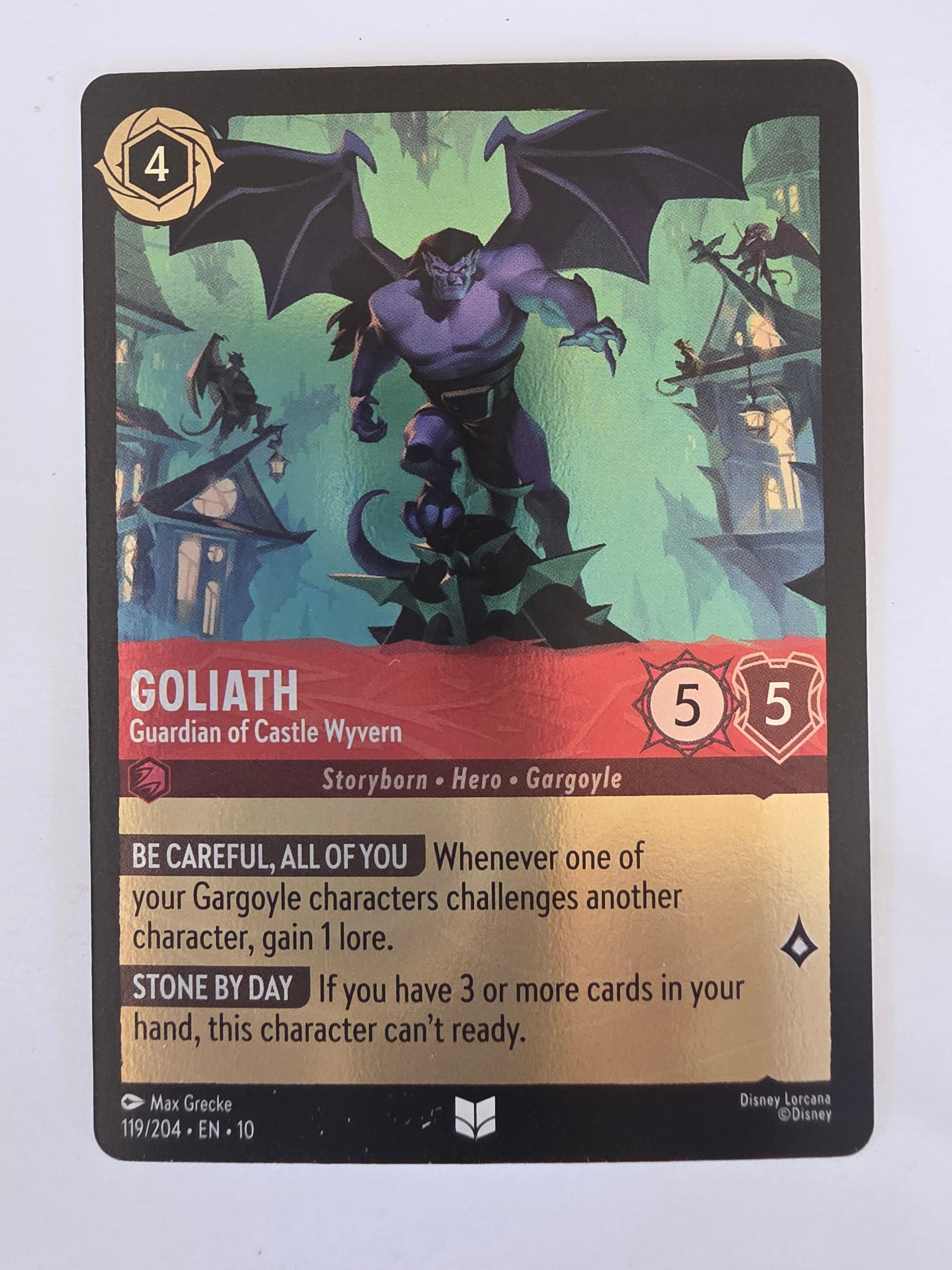 Lorcana Whispers in the Well #119/204 COLDFOIL Goliath - Guardian of Castle Wyvern | Uncommon
