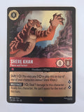Lorcana Whispers in the Well #128/204 COLDFOIL Shere Khan - Fiere and Furious | Rare