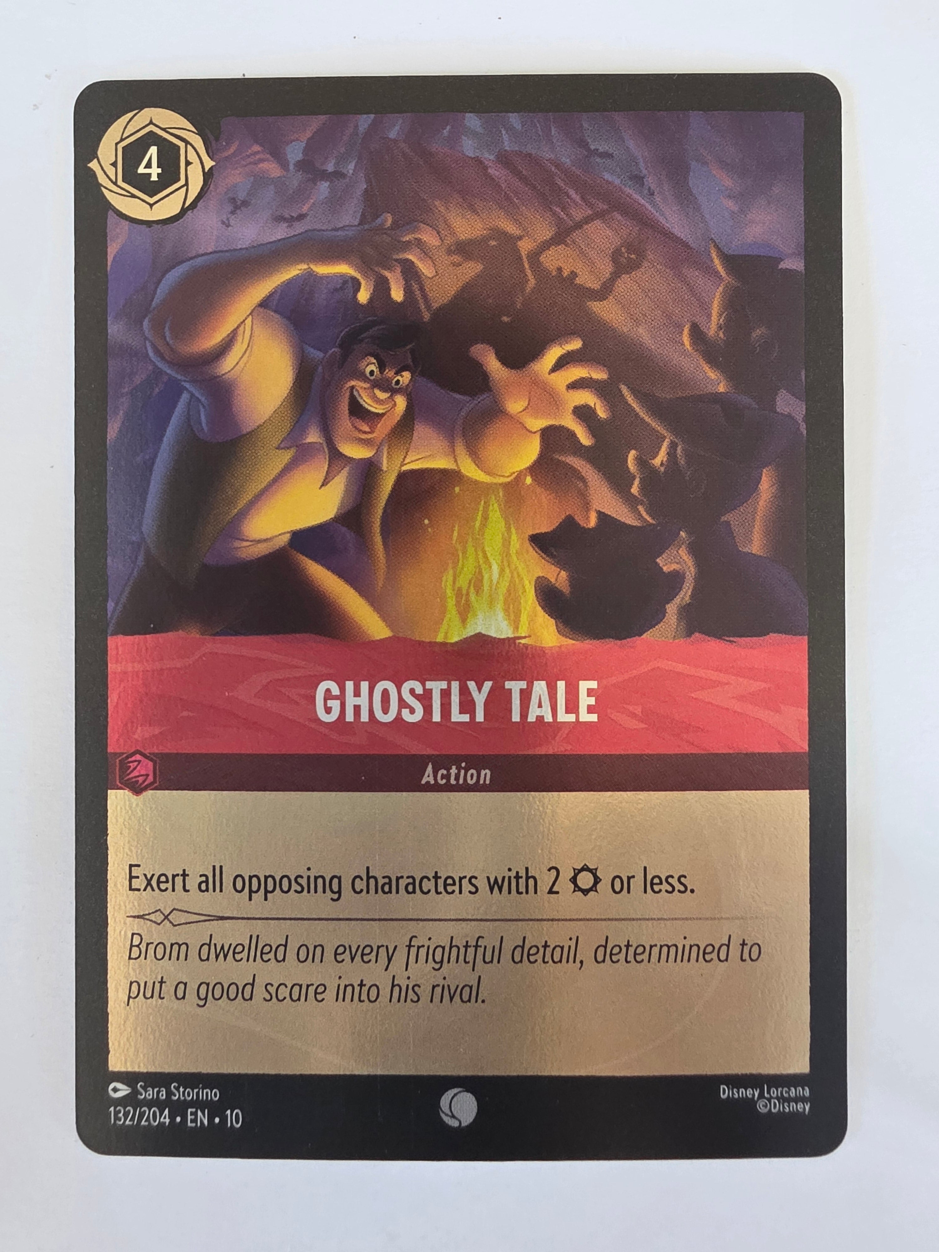 Lorcana Whispers in the Well #132/204 COLDFOIL Ghostly Tale | Common