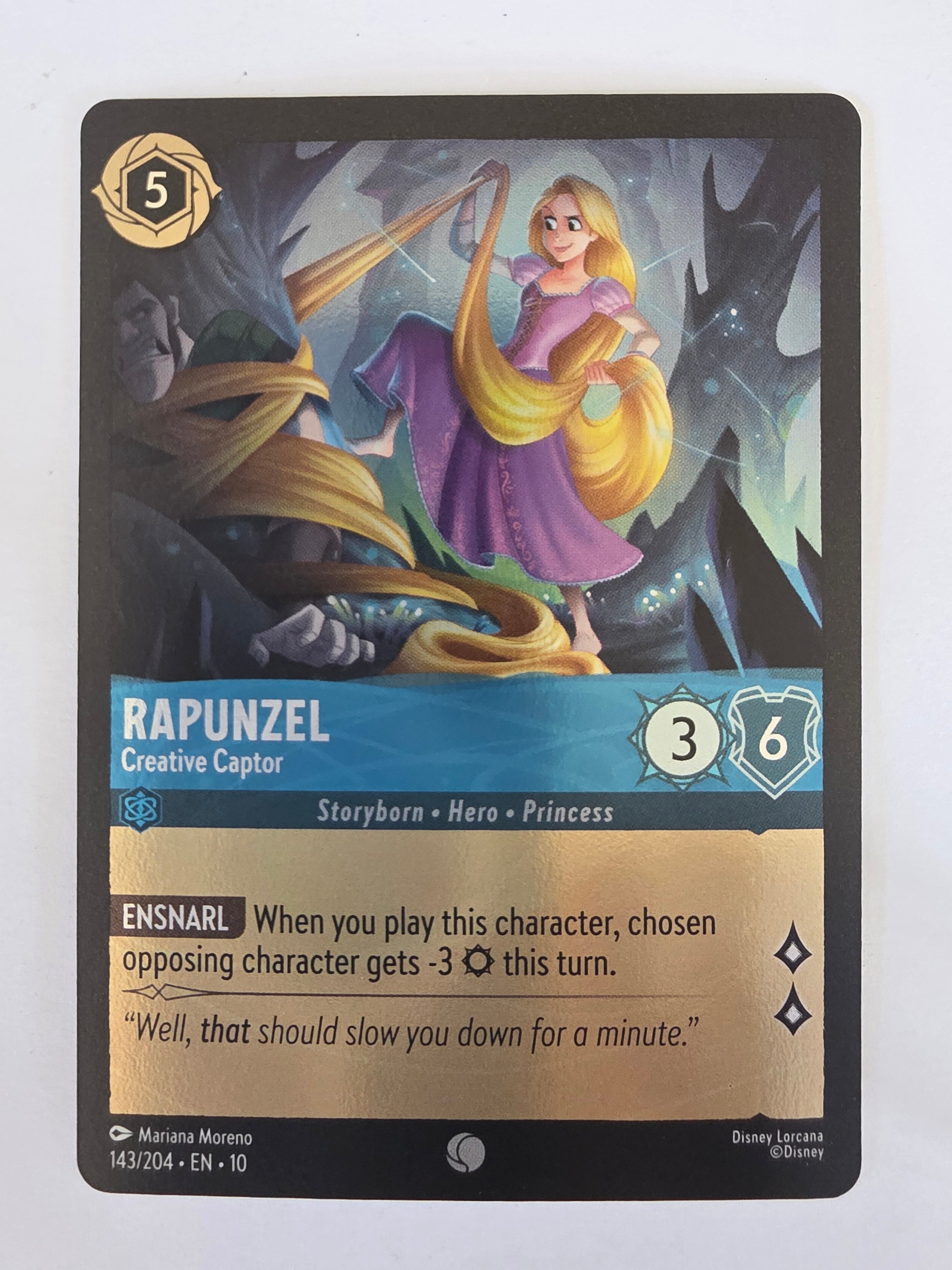 Lorcana Whispers in the Well #143/204 COLDFOIL Rapunzel - Creative Captor | Common